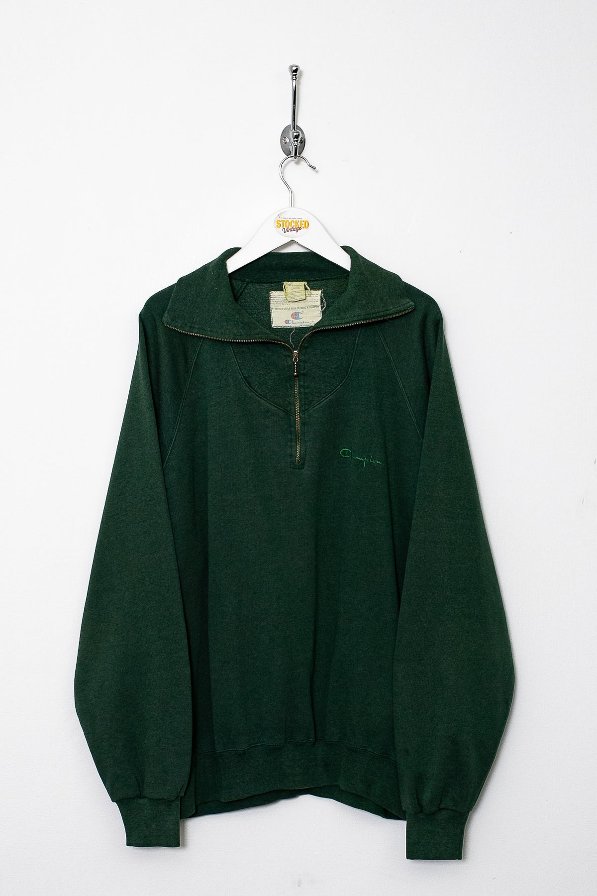 00s Champion 1/4 Zip Sweatshirt (L)