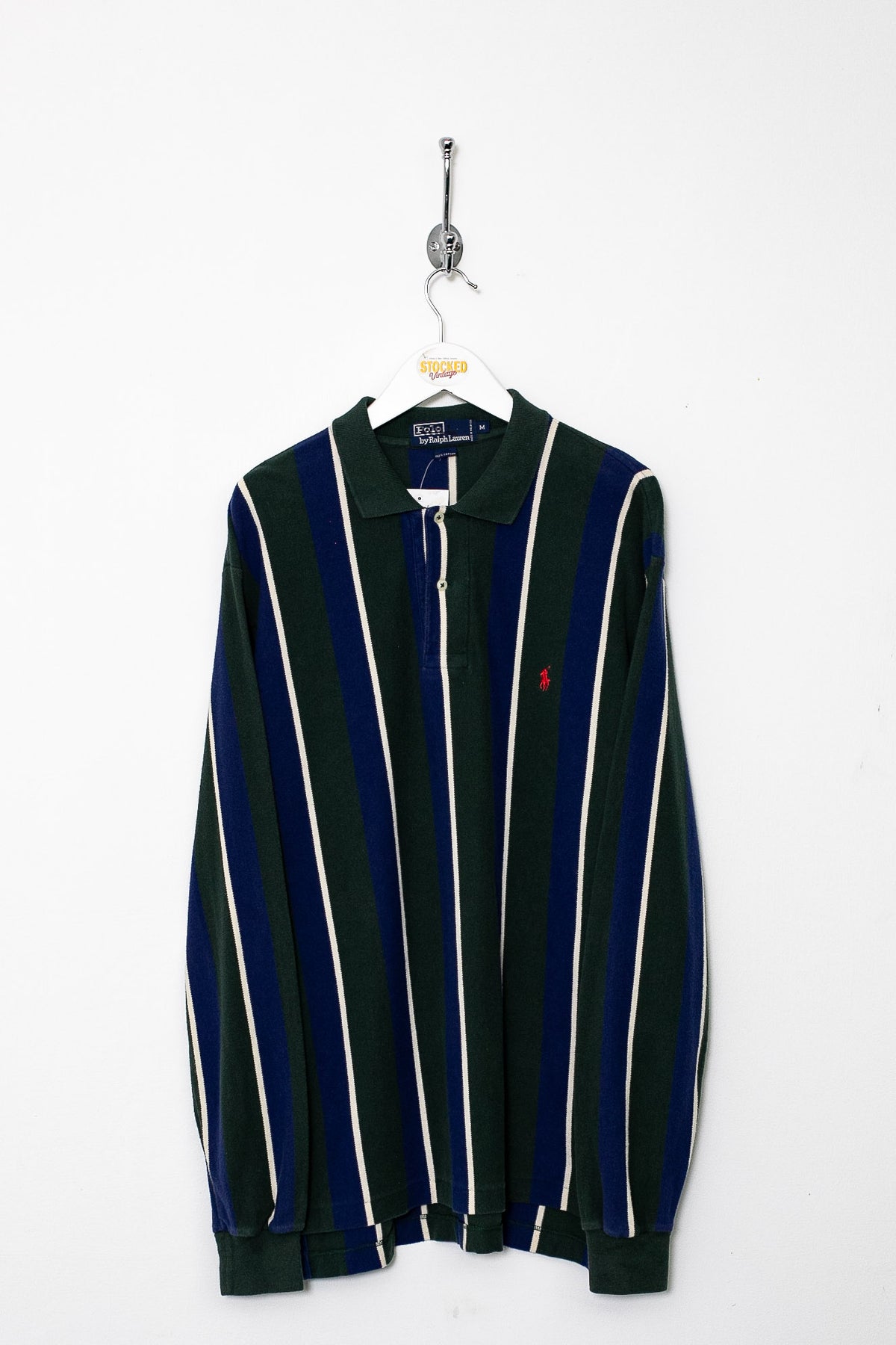 00s Ralph Lauren Long Sleeve Polo Shirt (M)