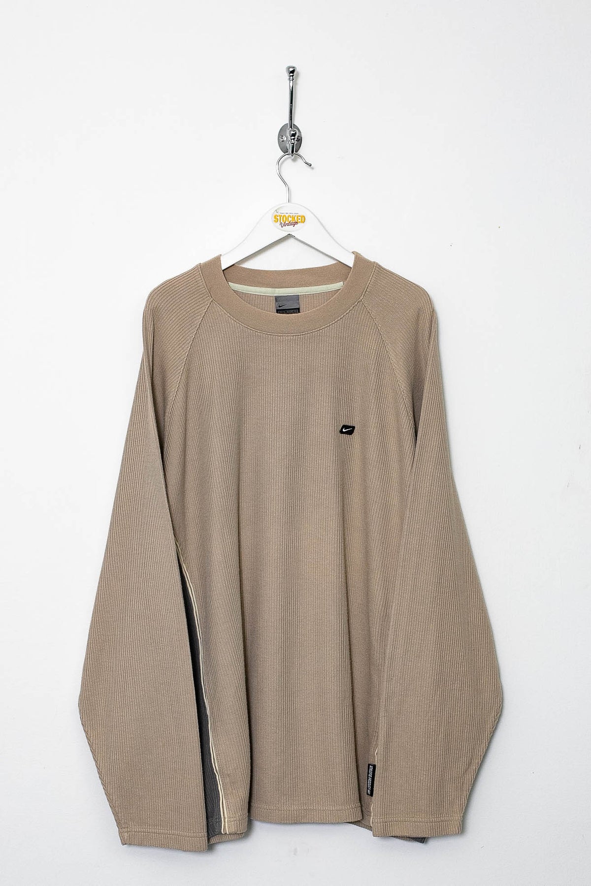 00s Nike Ribbed Sweatshirt (XL)