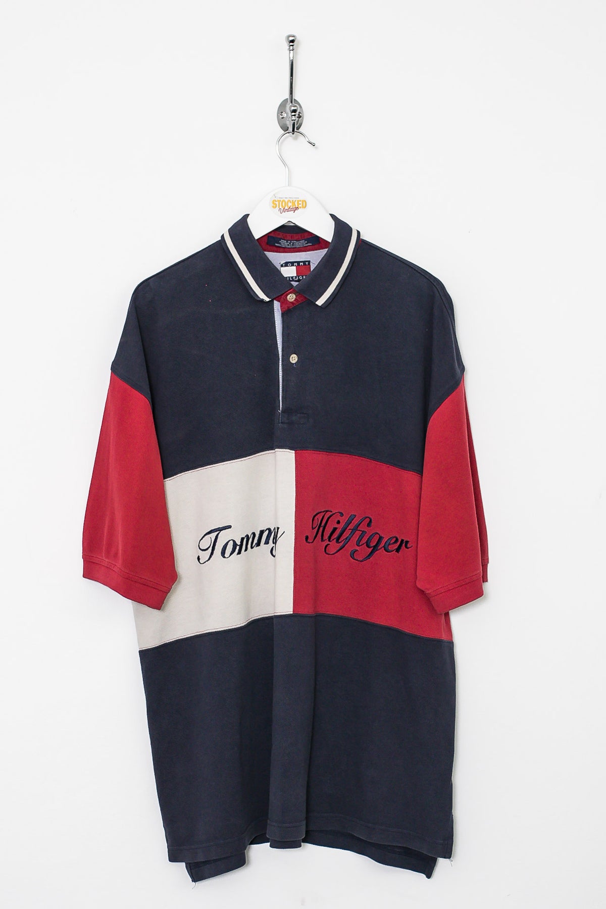 90s Tommy Hilfiger Polo Shirt (L)