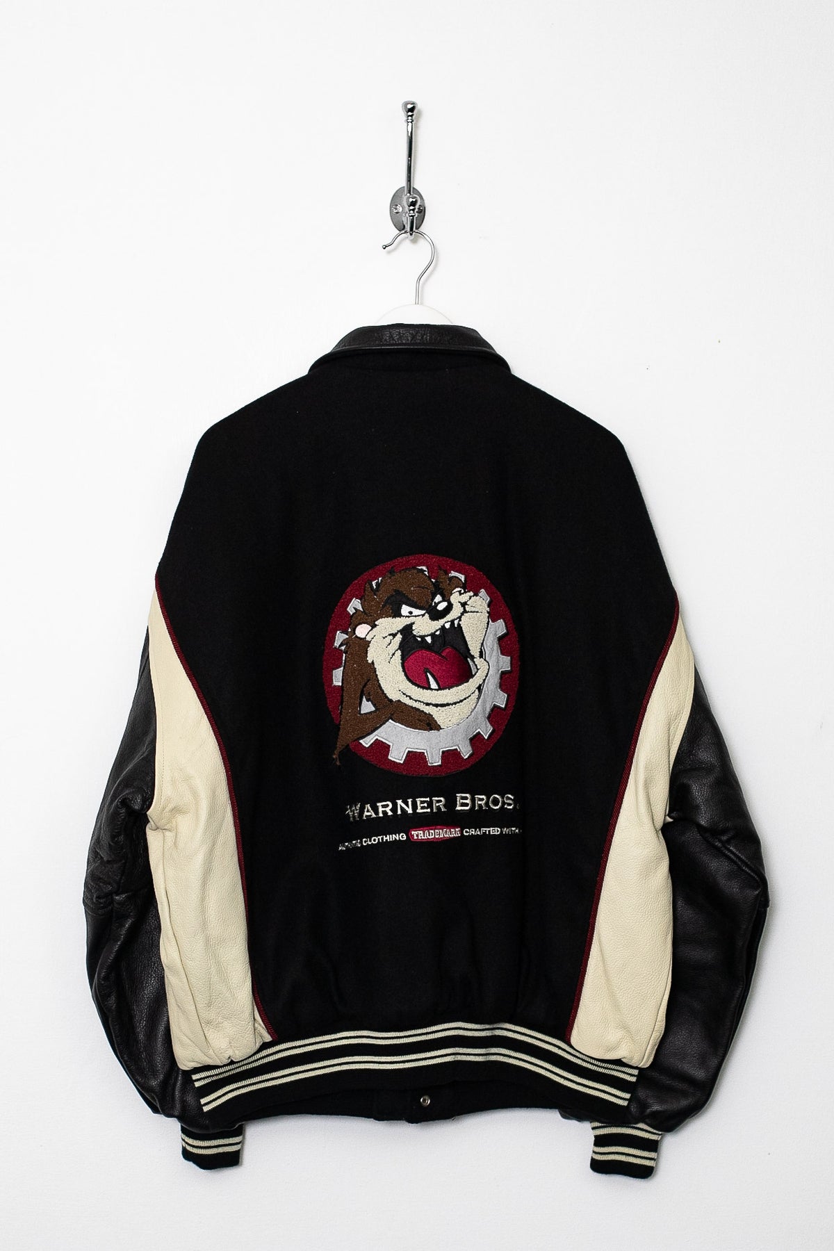 90s Warner Bros Wool Varsity Jacket (L)