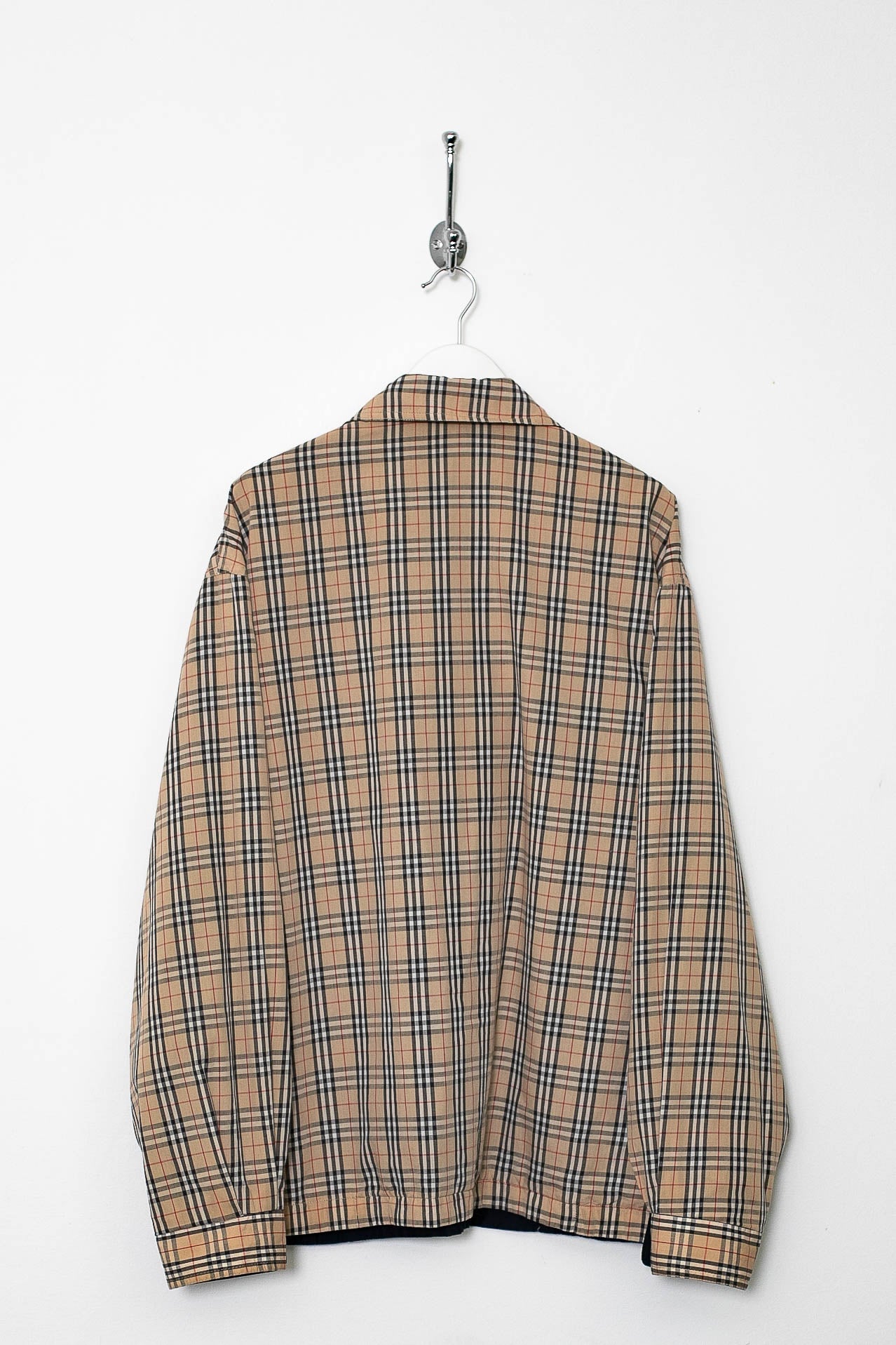 ジャケット・アウター 90s vintage Burberrys nova stenkler coat Vintage 90s Burberrys Nova Check Jacket Beige Coat Size 39.5