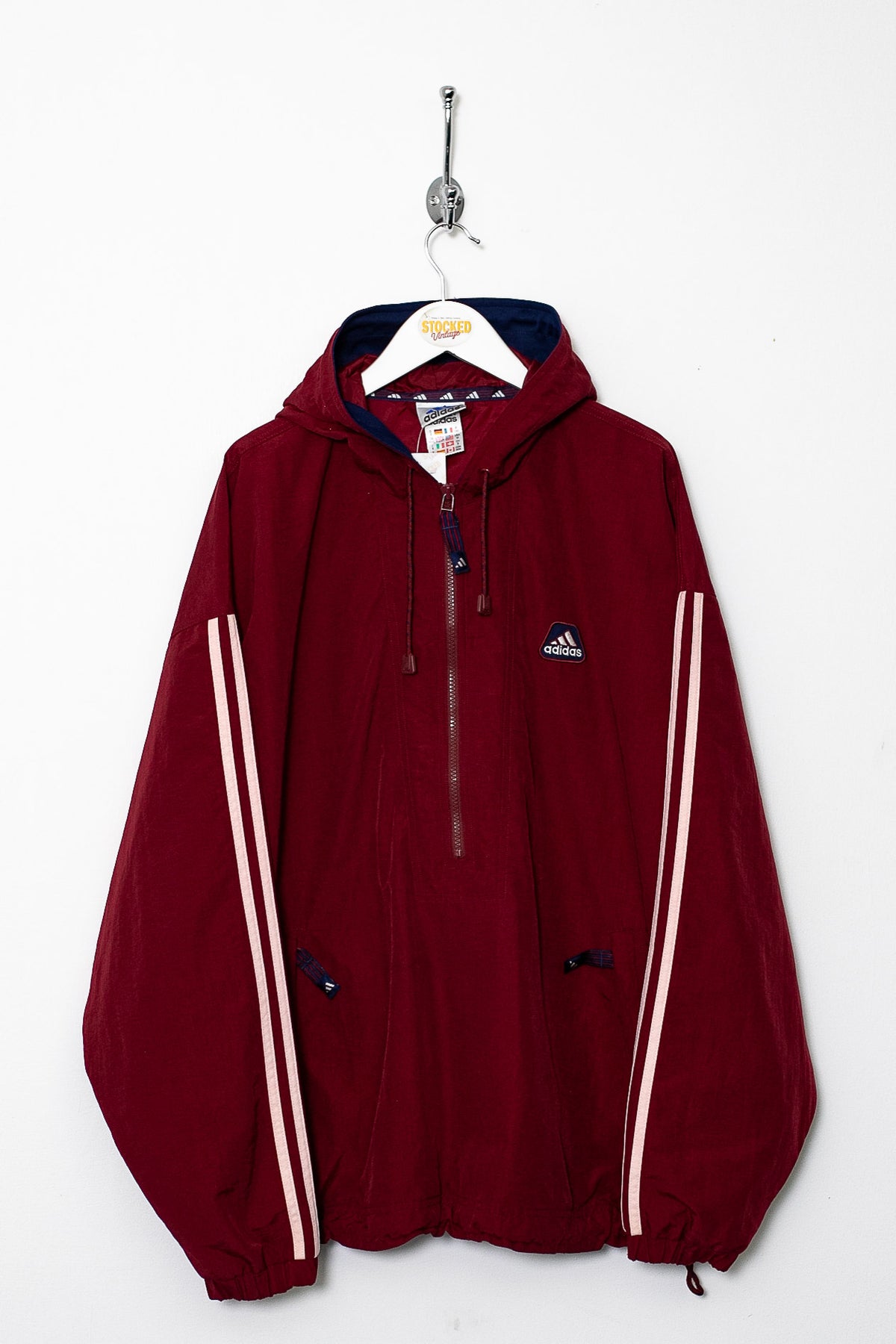 90s Adidas 1/4 Zip Jacket (XL)