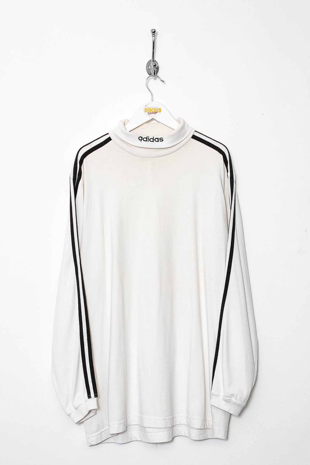 90s Adidas Turtle Neck Jumper (L)