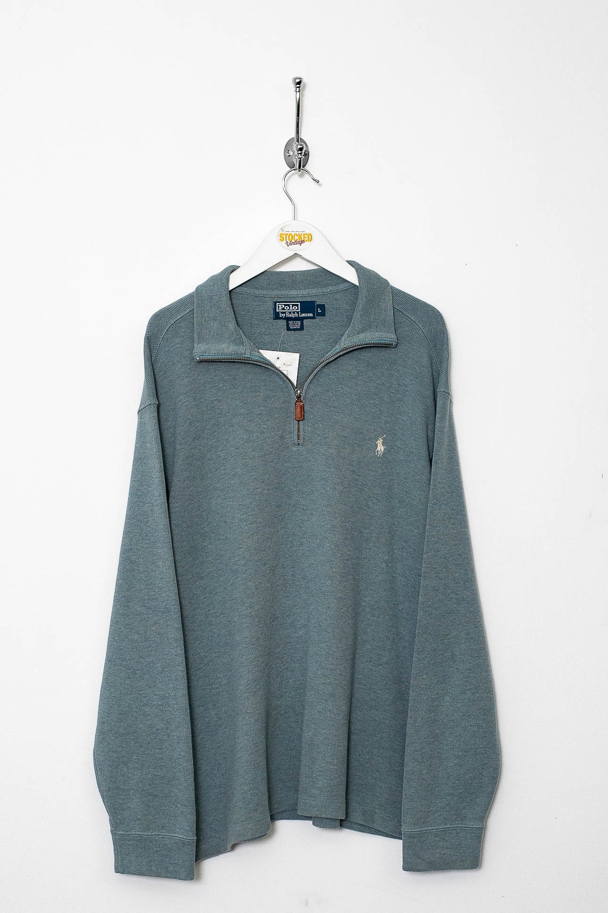 00s Ralph Lauren 1/4 Zip Sweatshirt (L)