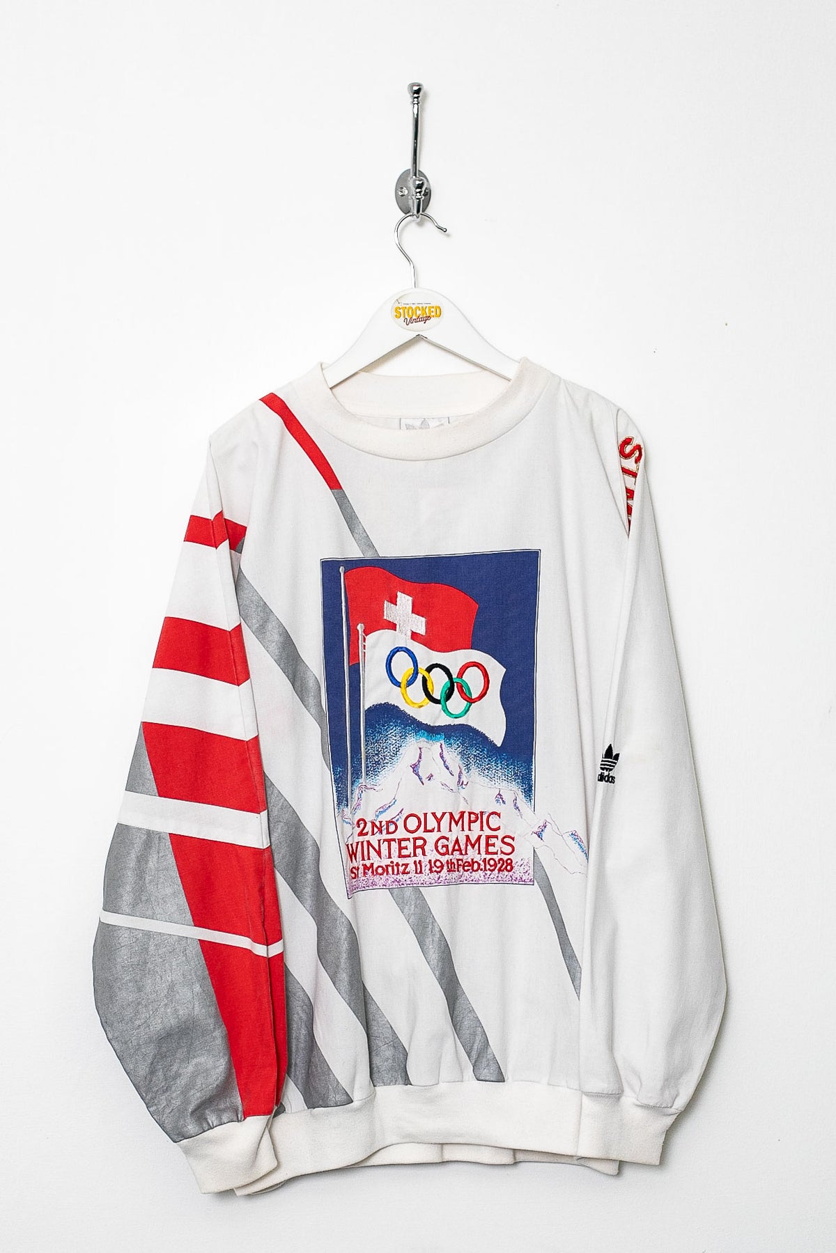 Rare 90s Adidas Olympics Pullover (L)