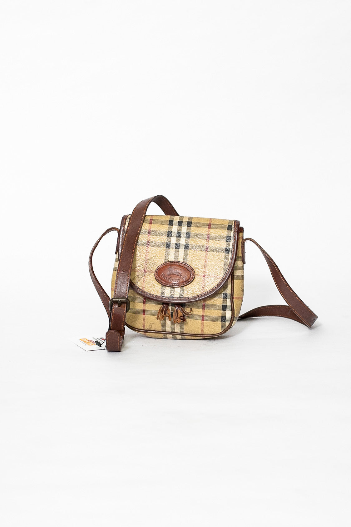 90s Burberry Nova Check Shoulder Bag