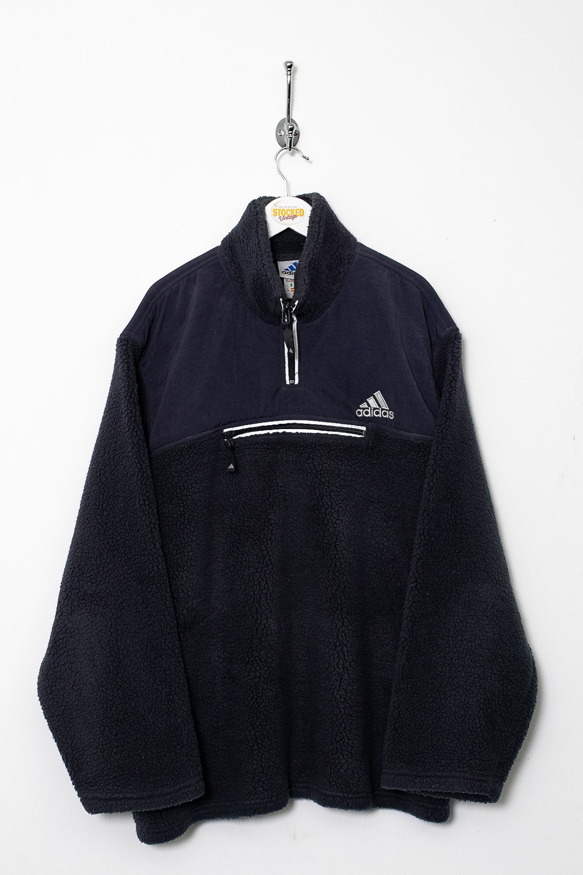 00s Adidas 1/4 Zip Sherpa Fleece (XL)
