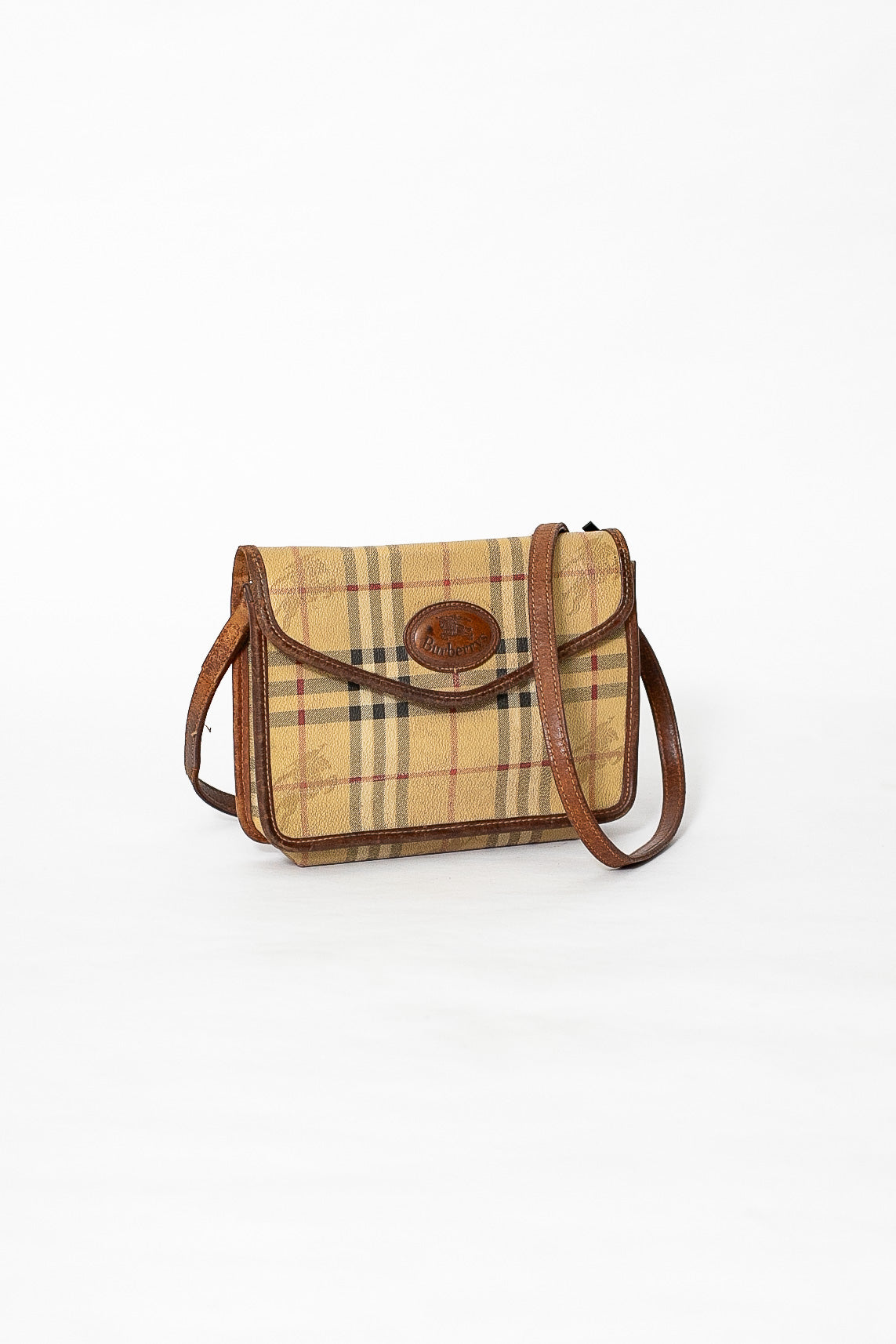 90s Burberry Nova Check Shoulder Bag