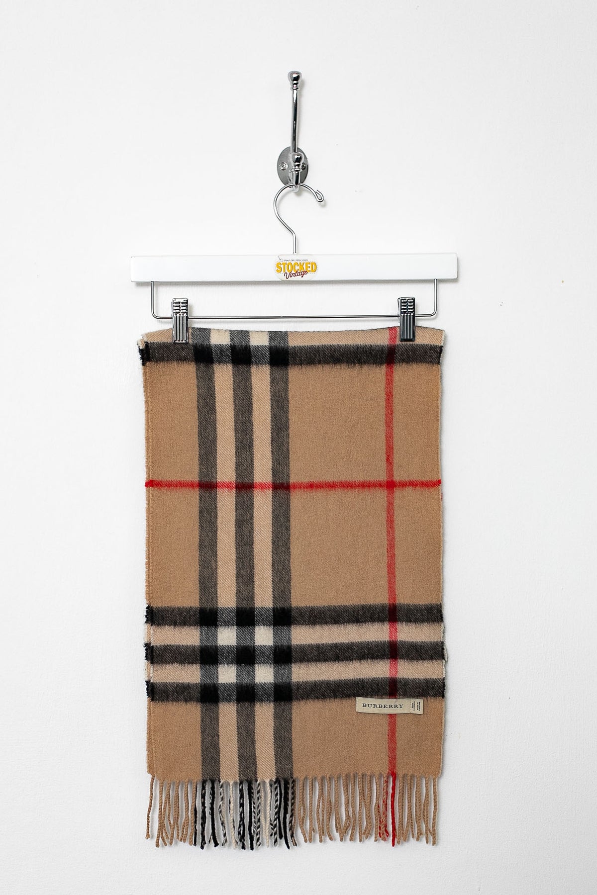 00s Burberry Nova Check Cashmere Scarf