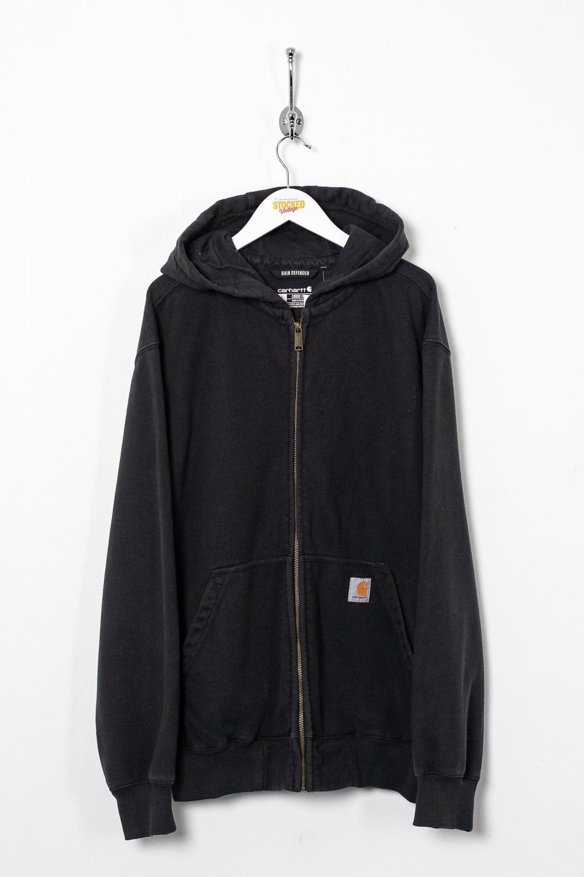 00s Carhartt Rain Defender Hooded Zip Jacket (L)