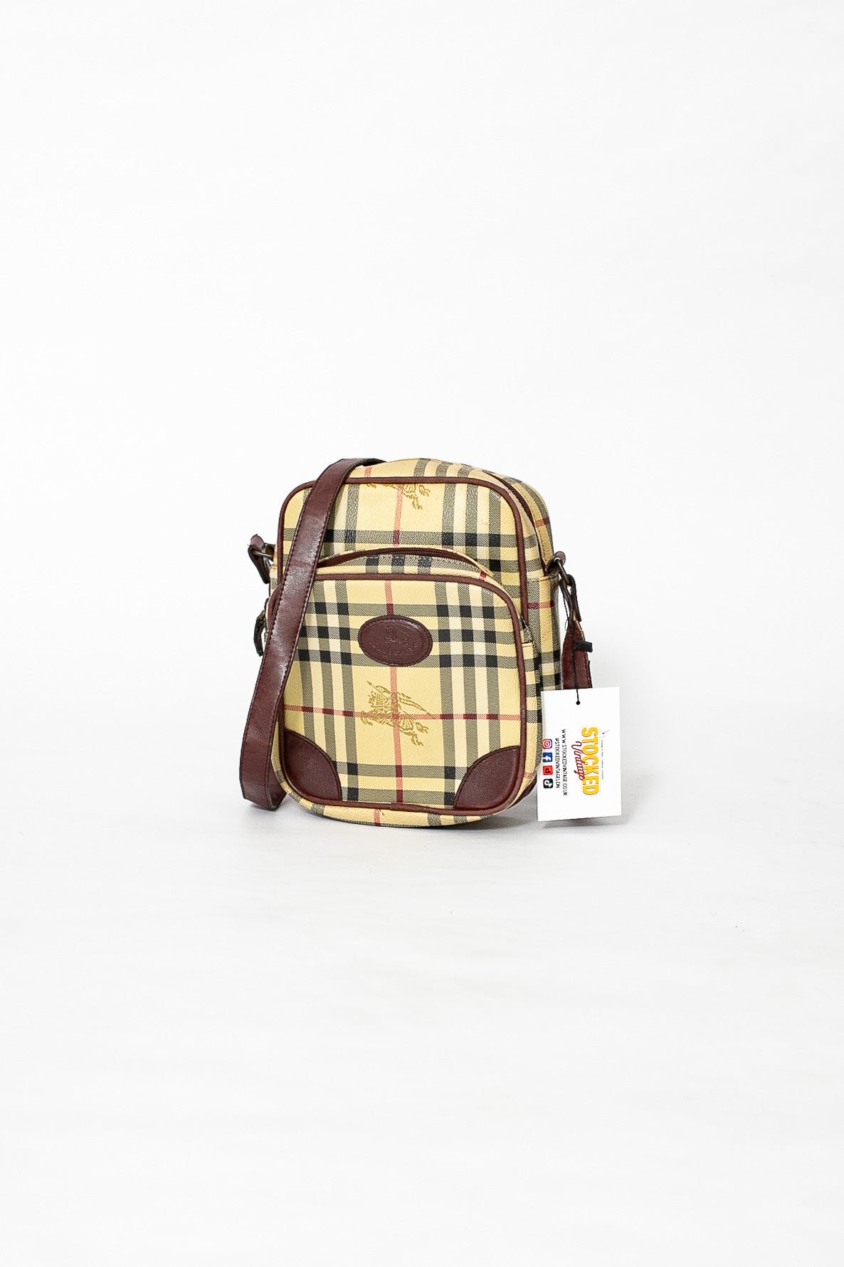 90s Burberry Danube Shoulder Bag