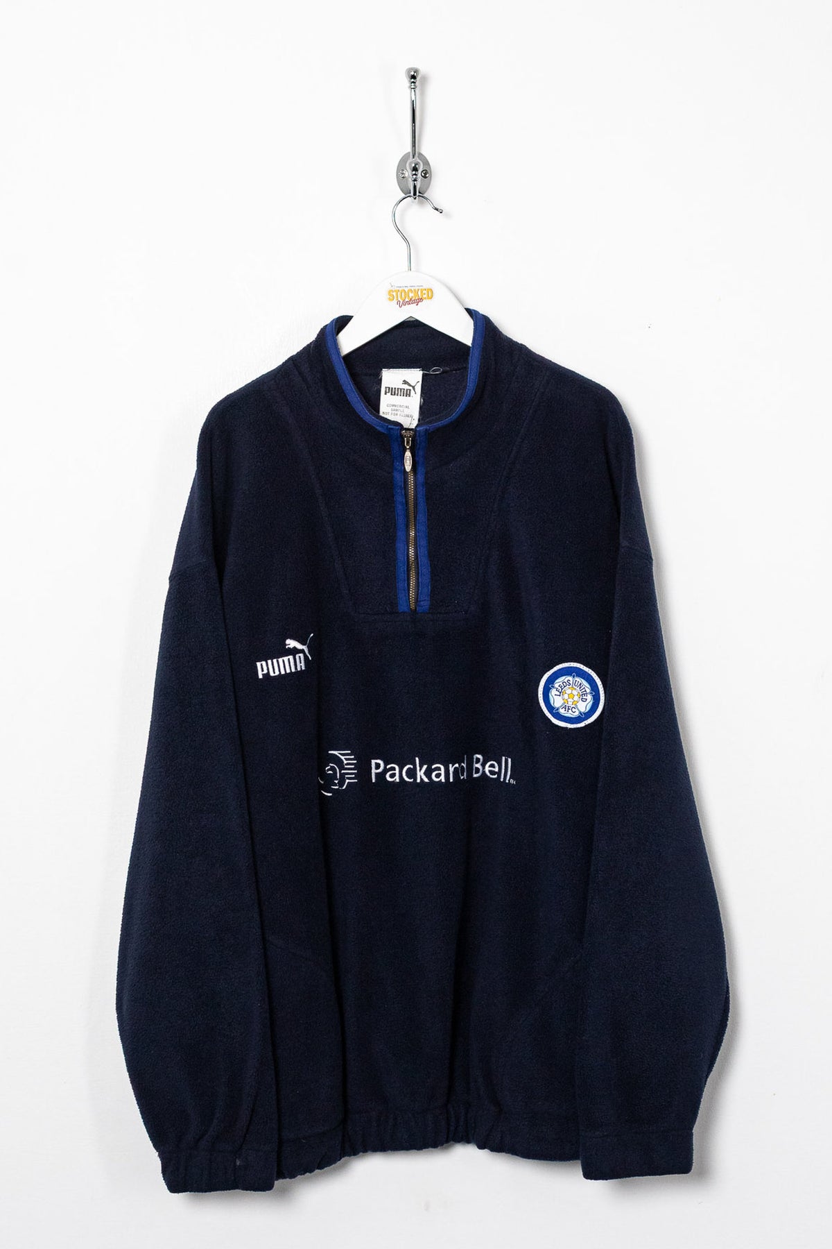 90s Puma Leeds United 1/4 Zip Fleece (XL)
