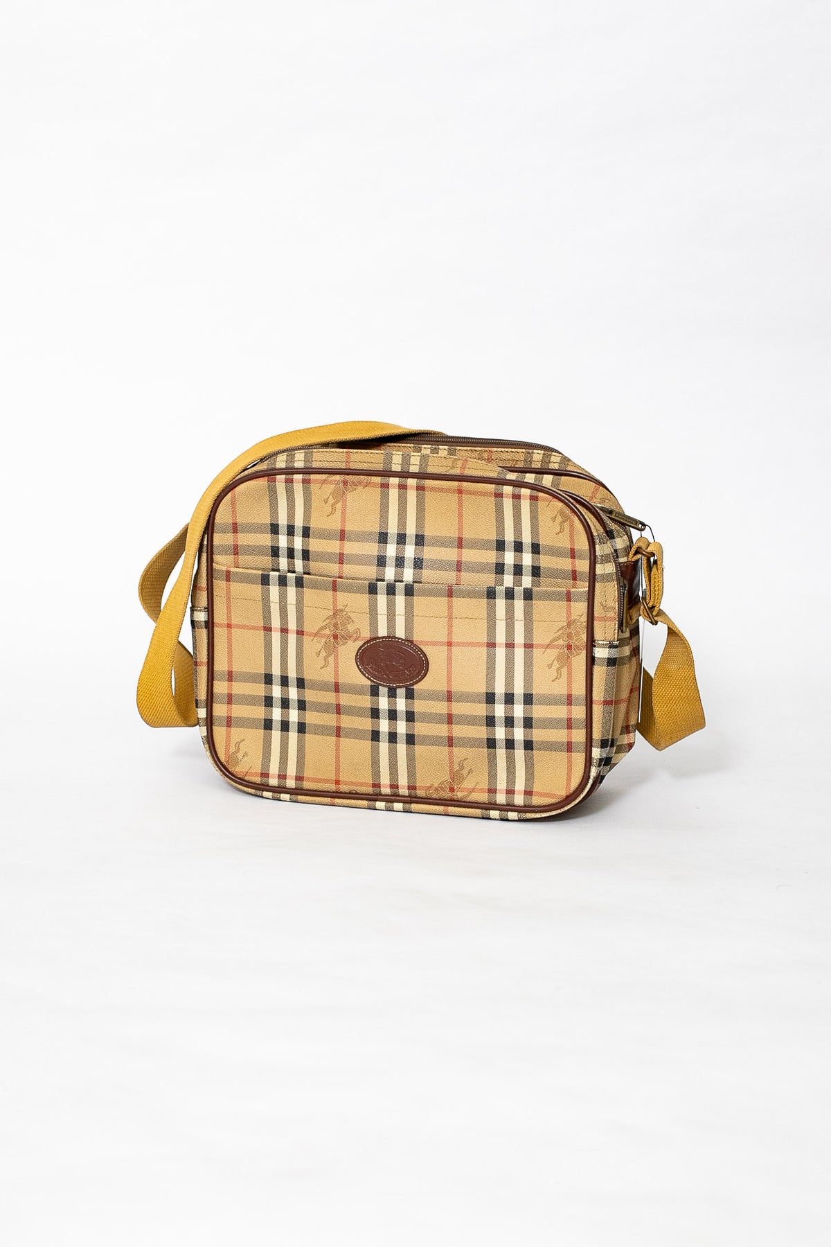 90s Burberry Nova Check Satchel