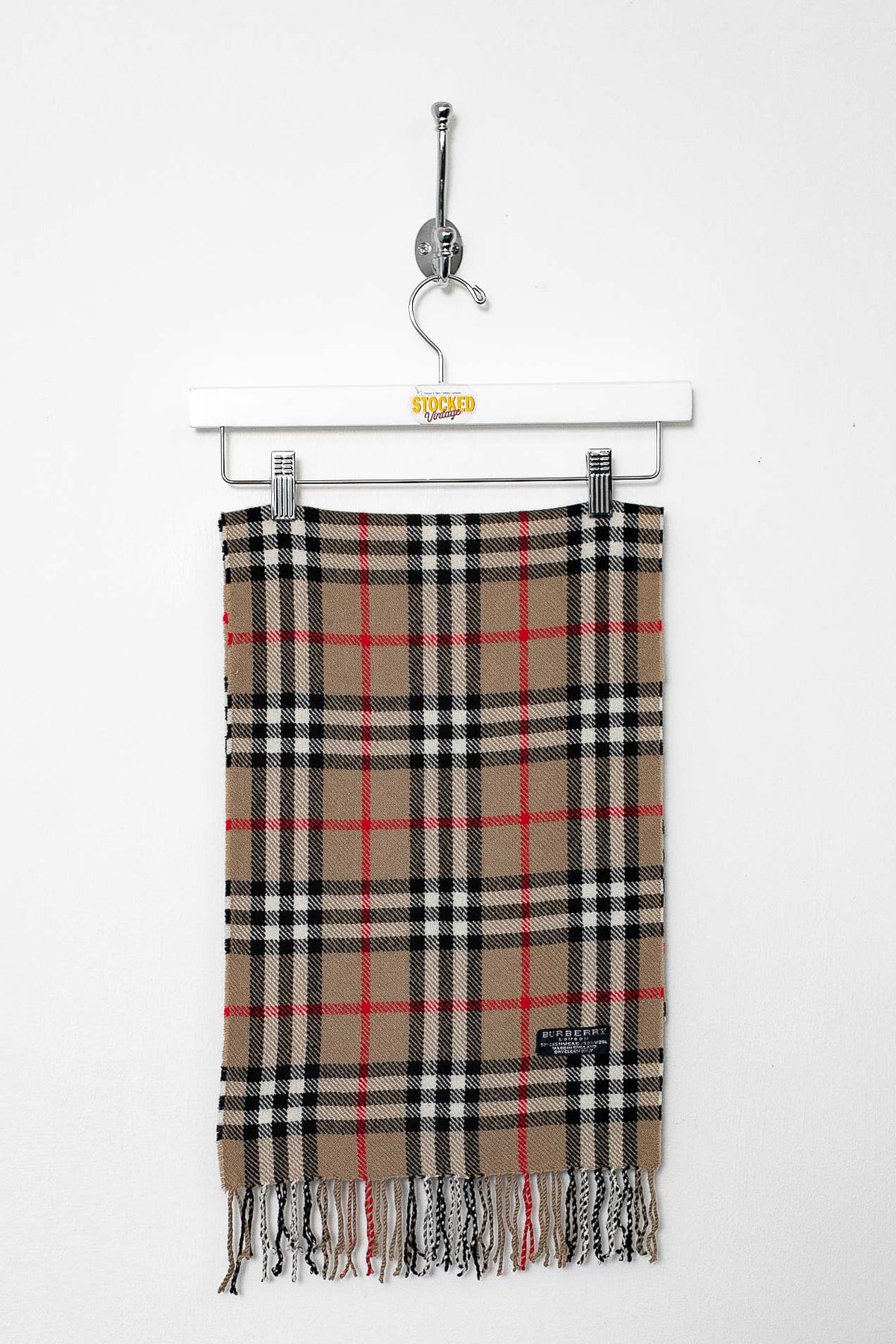 00s Burberry Nova Check Cashmere Scarf