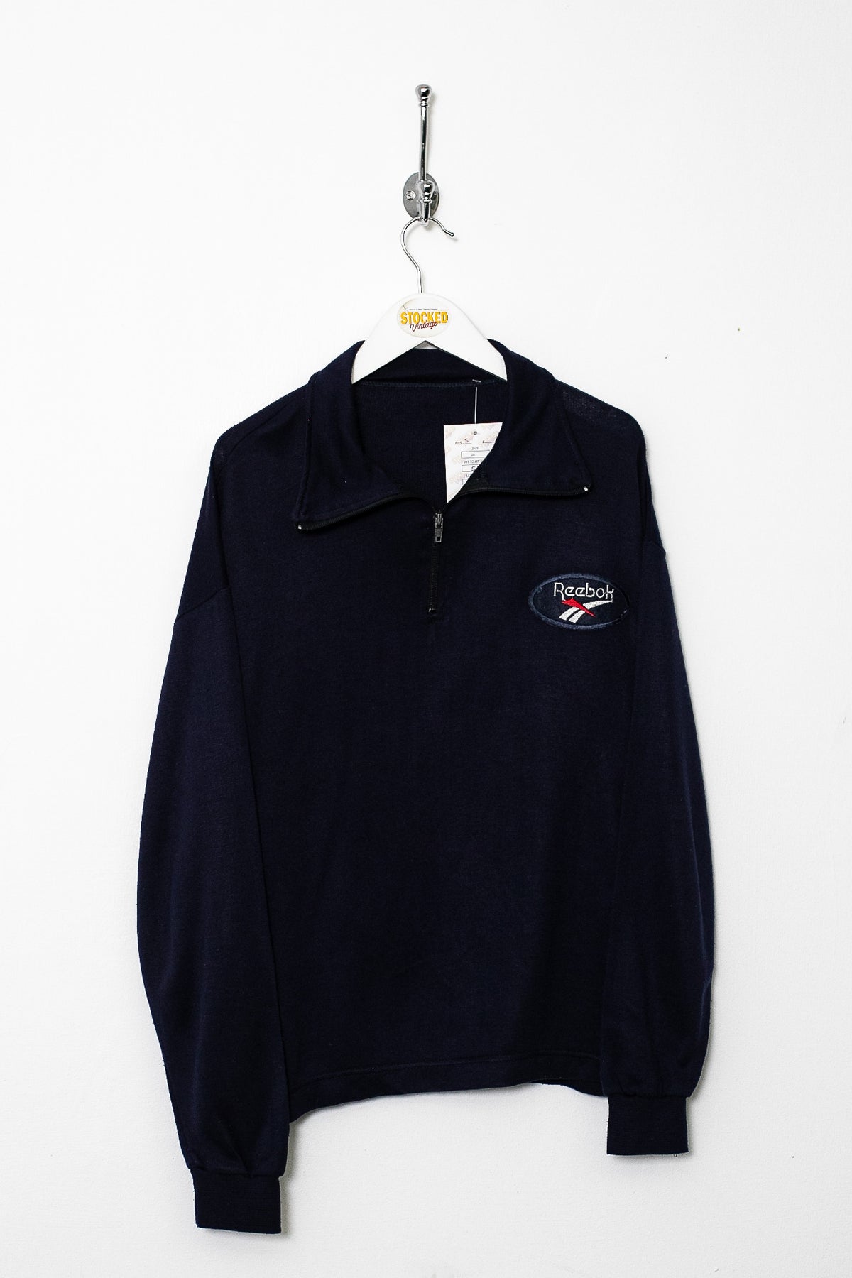 00s Reebok 1/4 Zip Sweatshirt (S)