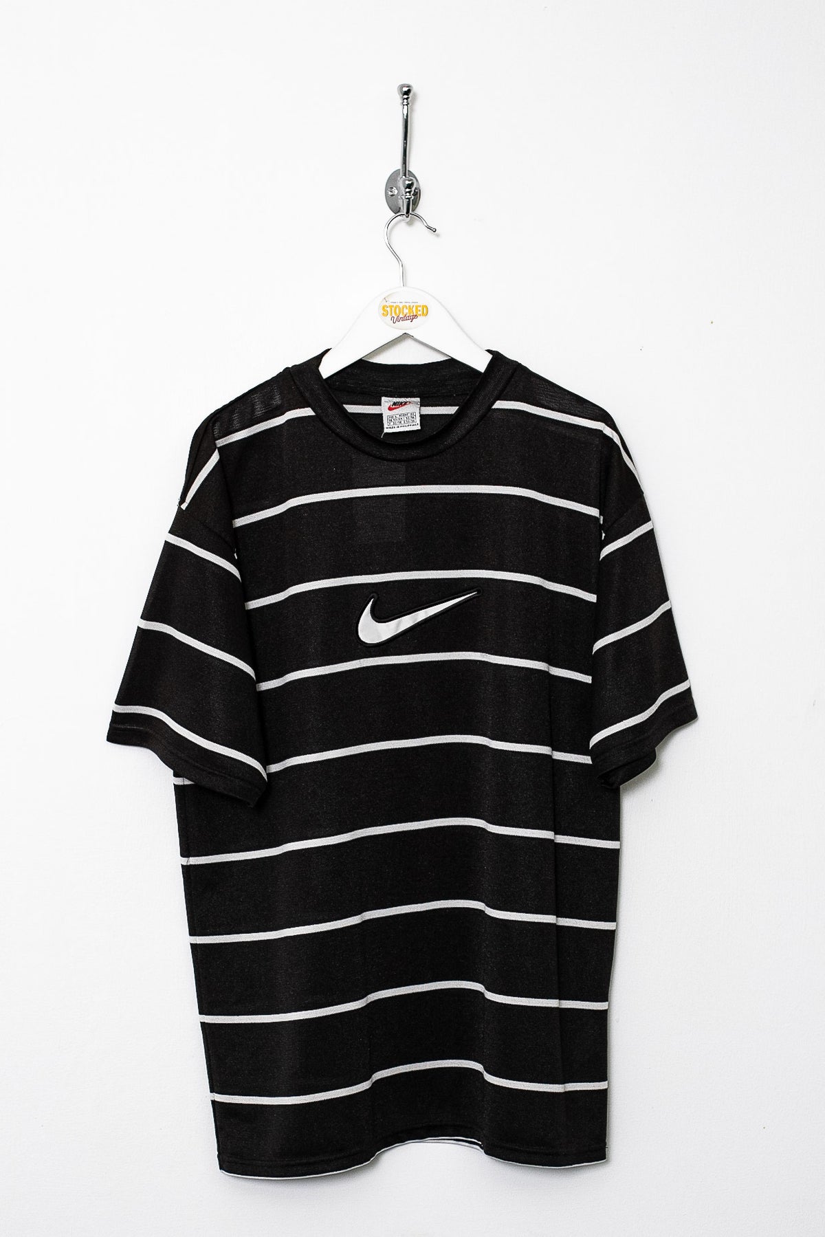 90s Nike Striped Tee (L)