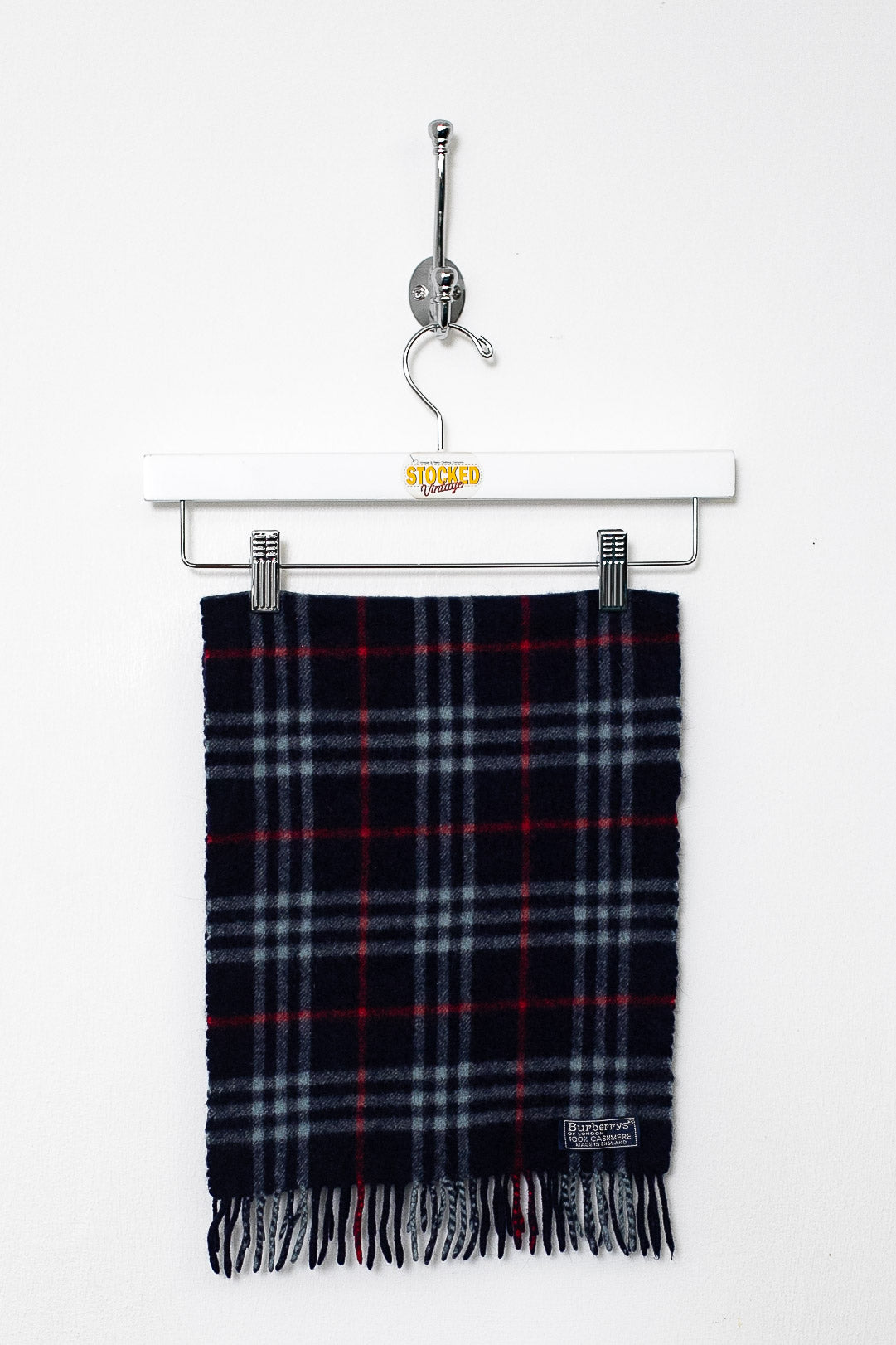 00s Burberry Nova Check Cashmere Scarf