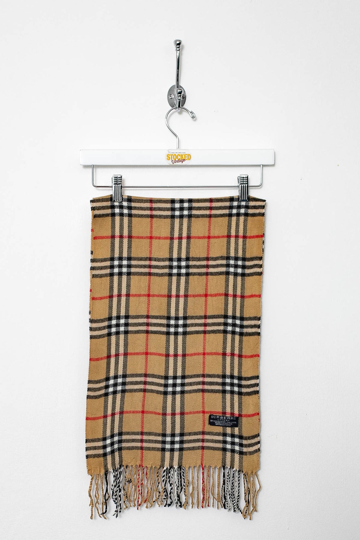 00s Burberry Nova Check Cashmere Scarf