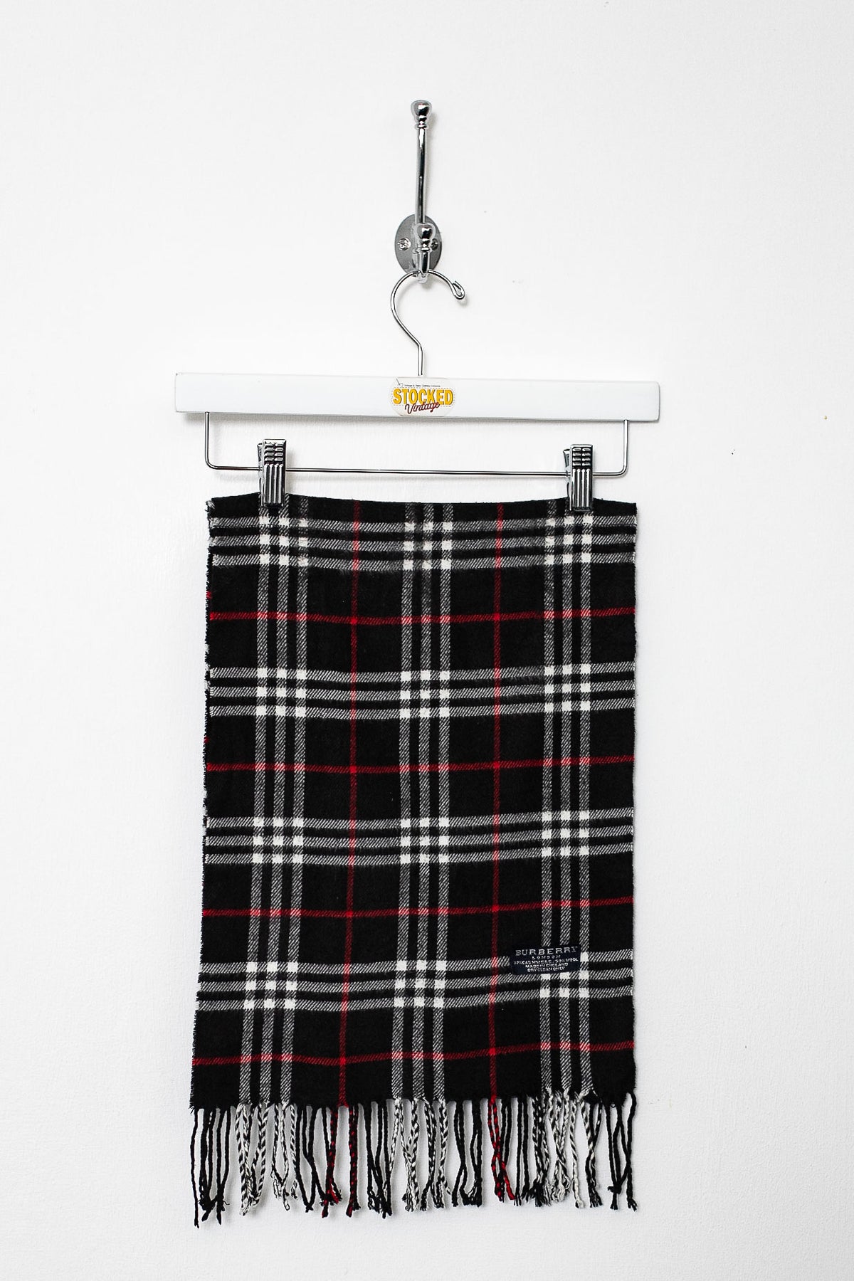 00s Burberry Nova Check Cashmere Scarf