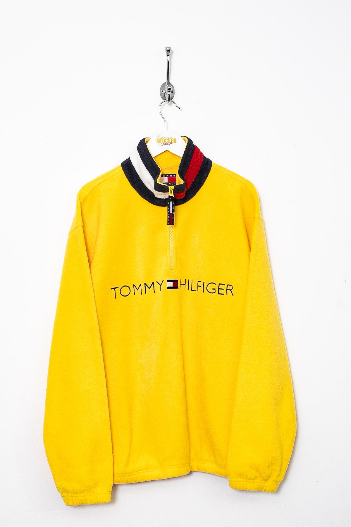 90s Tommy Hilfiger 1/4 Zip Fleece (S)