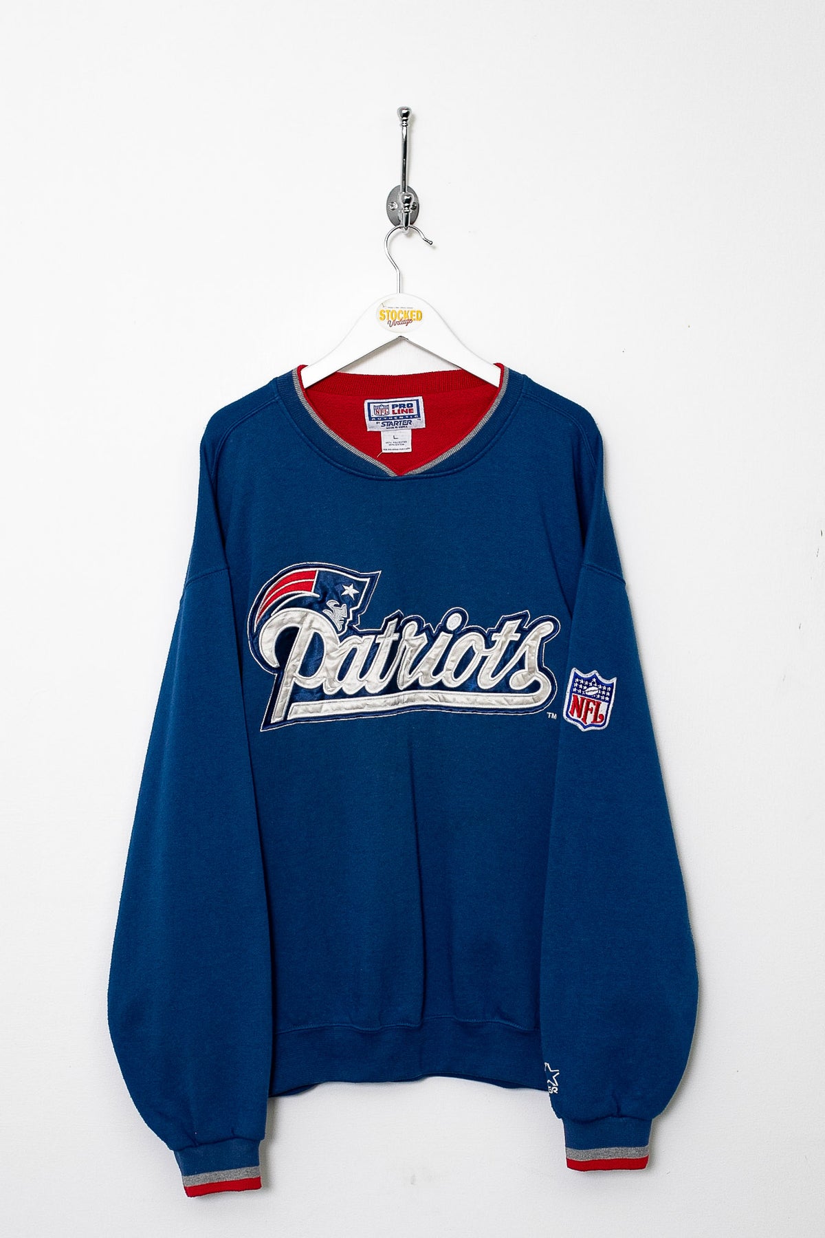 90s Starter NFL New England Patriots Sweatshirt (L)