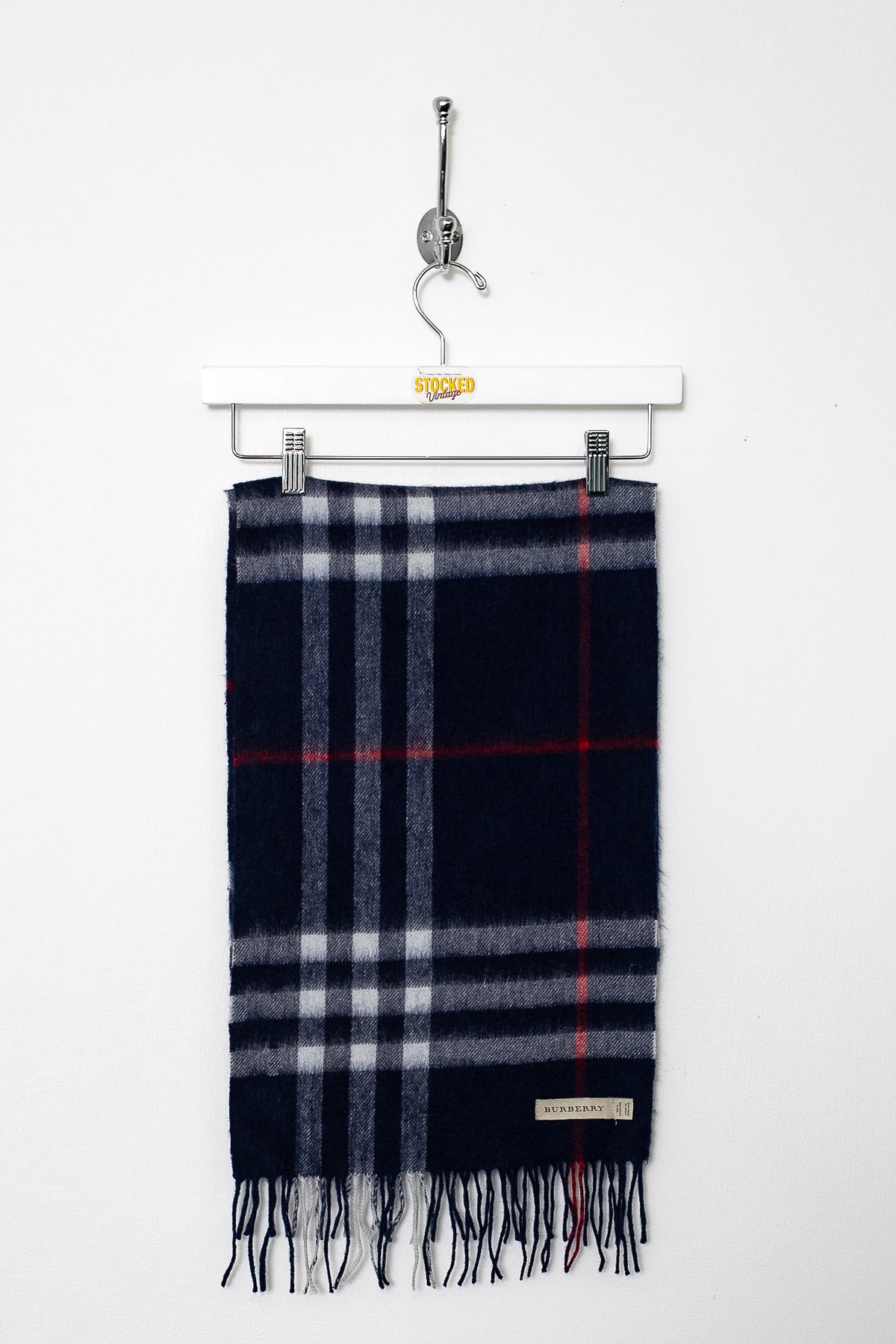 00s Burberry Nova Check Cashmere Scarf
