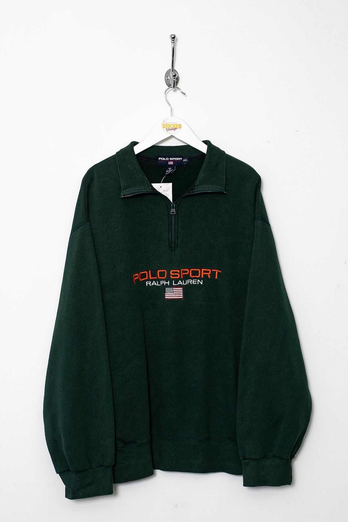 00s Ralph Lauren Polo Sport 1/4 Zip Sweatshirt (XXL)