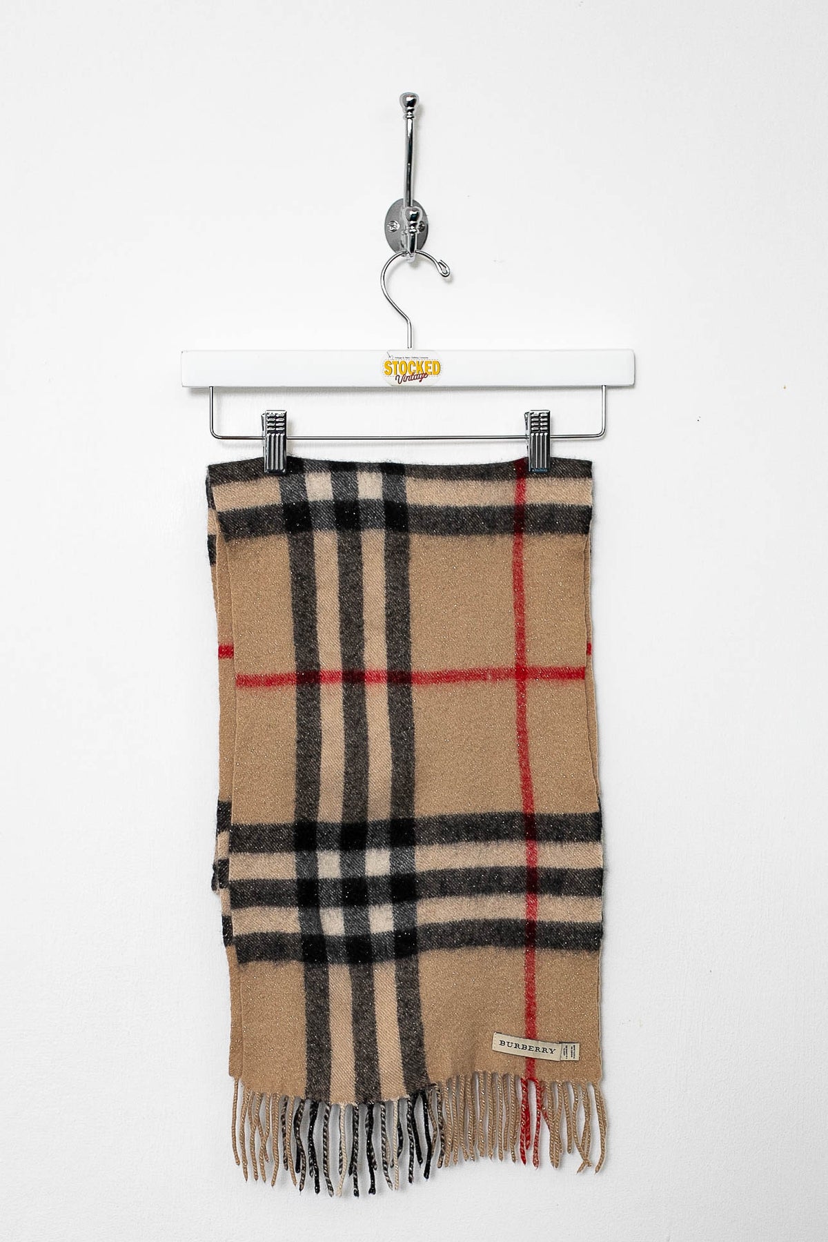 00s Burberry Nova Check Cashmere Scarf