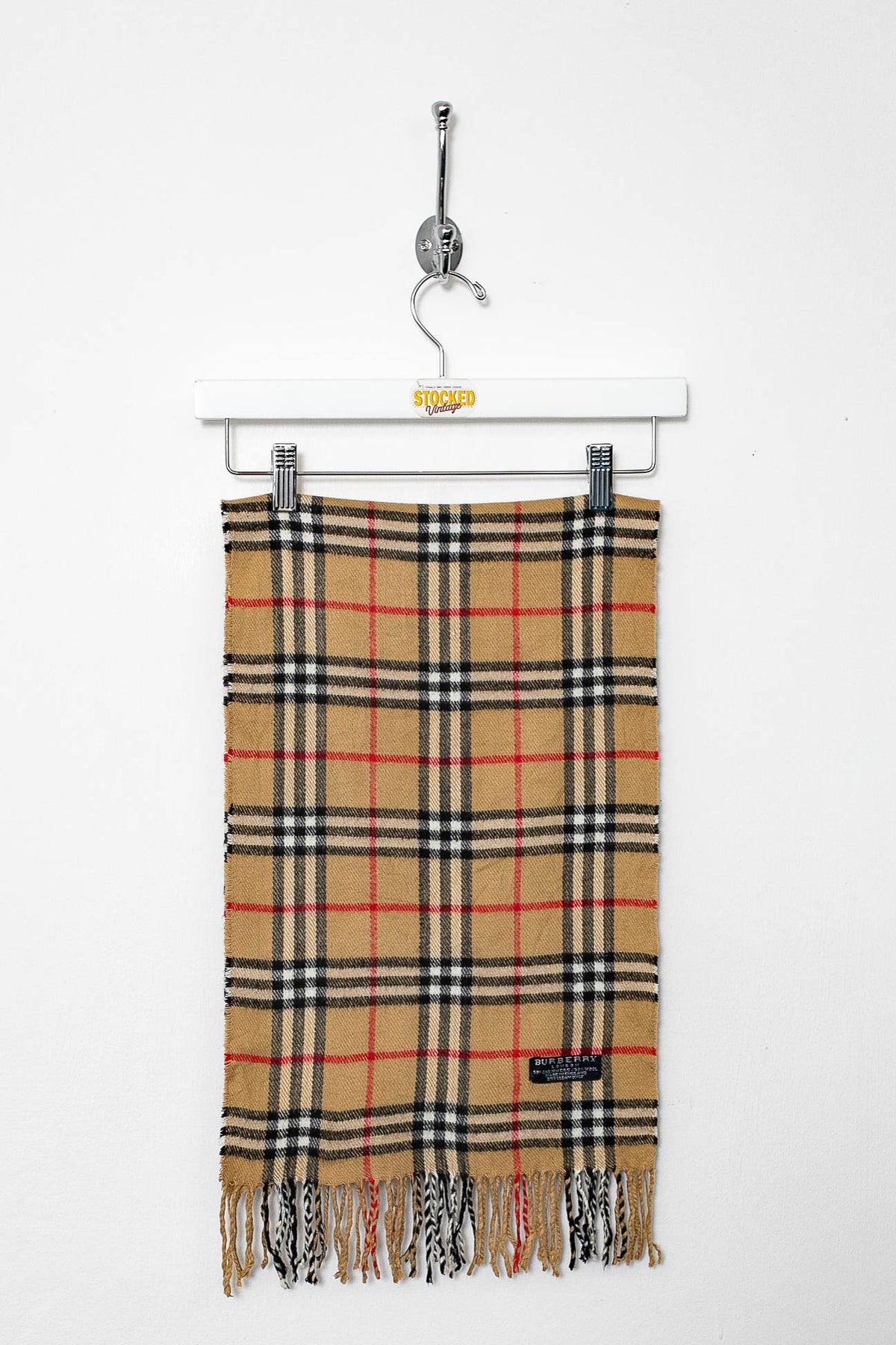 00s Burberry Nova Check Cashmere Scarf