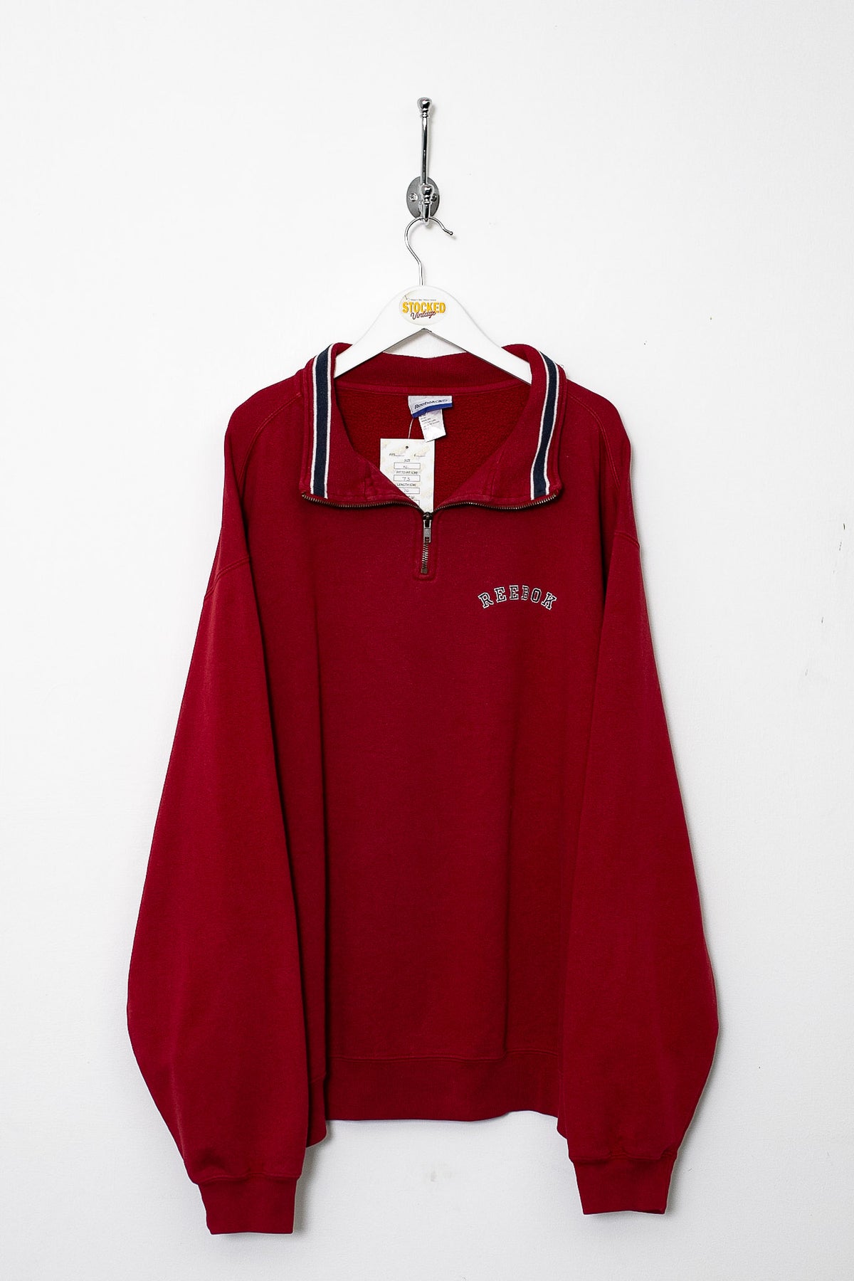 00s Reebok 1/4 Zip Sweatshirt (XL)