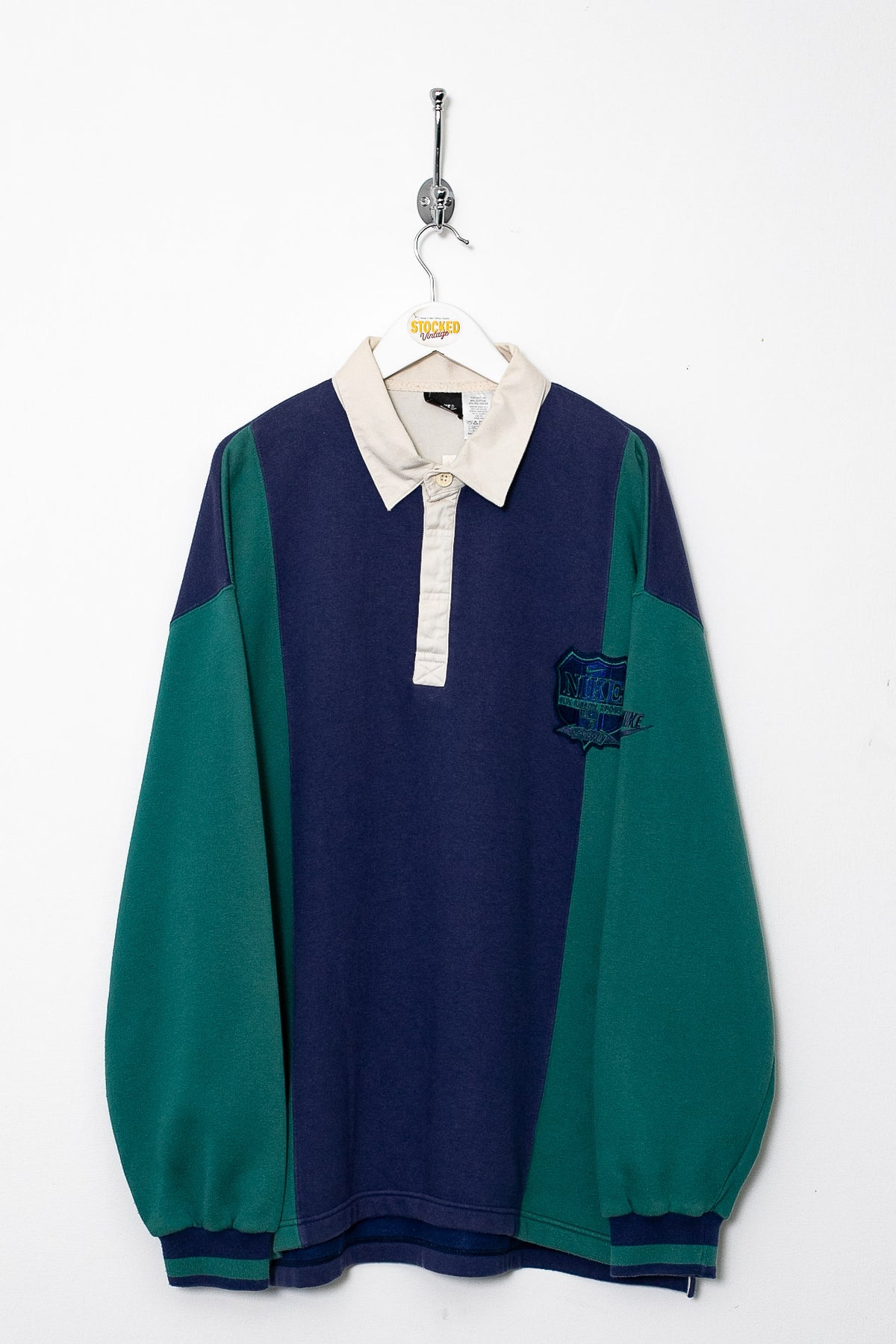 90s Nike Collared Sweatshirt (L)