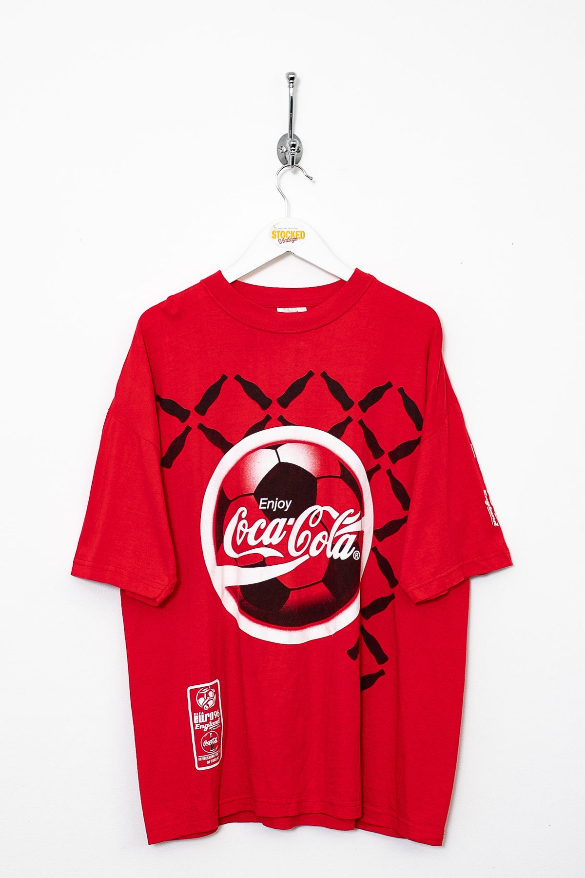 Coca Cola Euro 1996 Graphic Tee (M)