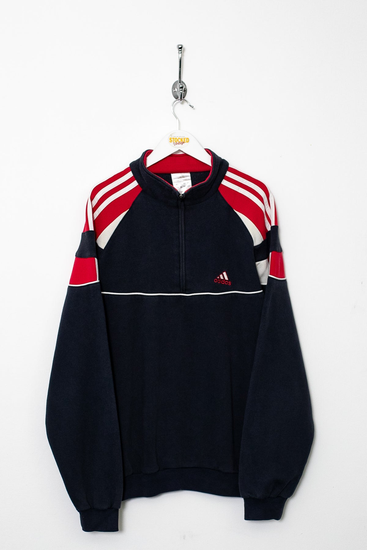 00s Adidas 1/4 Zip Sweatshirt (L)