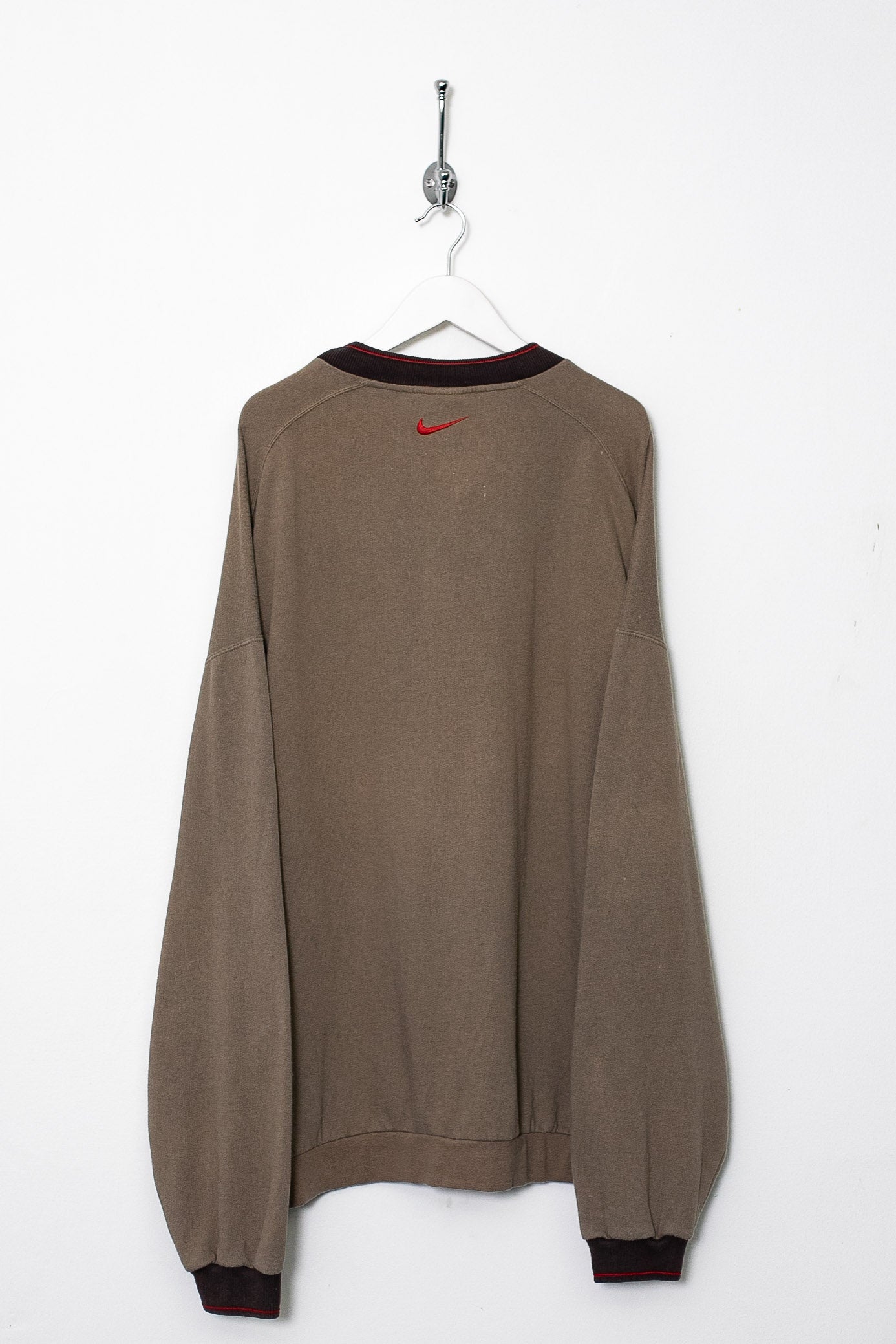 vintage nike sweatshirt brown