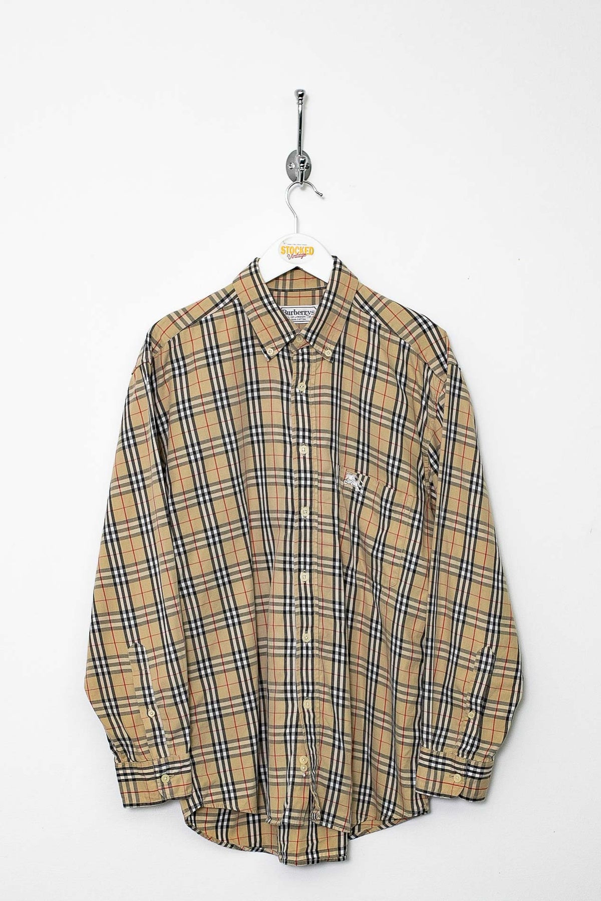 90s Burberry Nova Check Shirt (M)