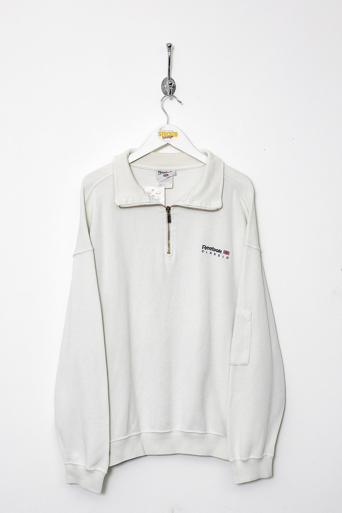 00s Reebok 1/4 Zip Sweatshirt (L)