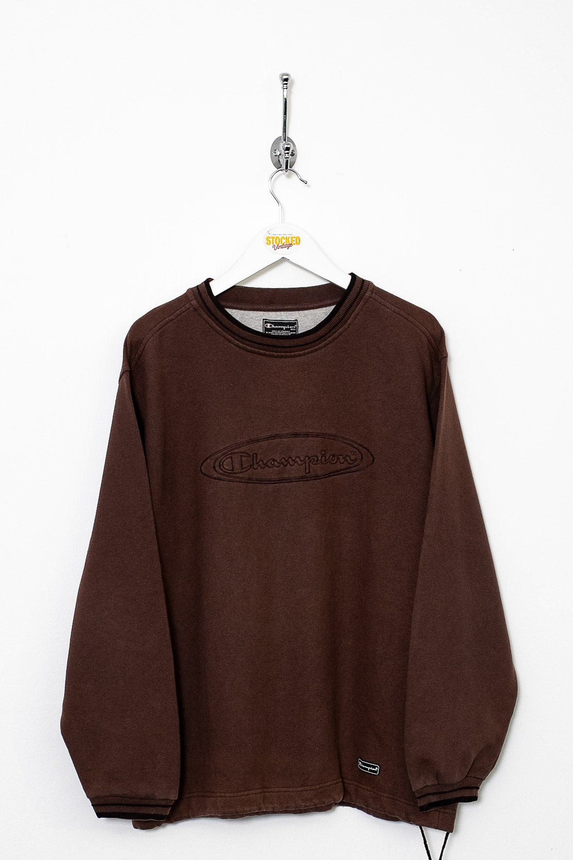 Champion brown sweatshirt shops