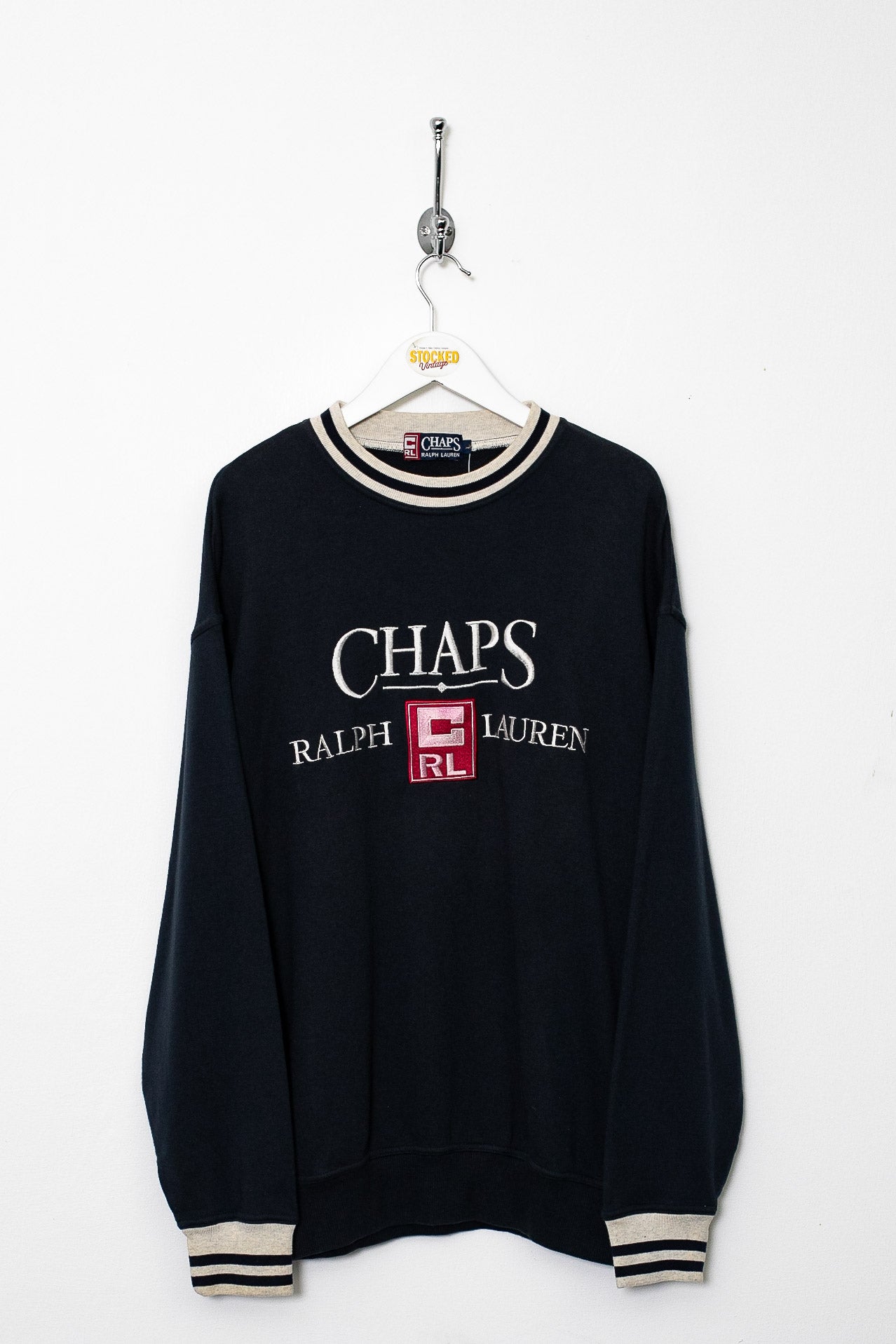 トップス Ralph Lauren swag archive uk us drip 00s Ralph Lauren Chaps Sweatshirt (M) – Stocked Vintage
