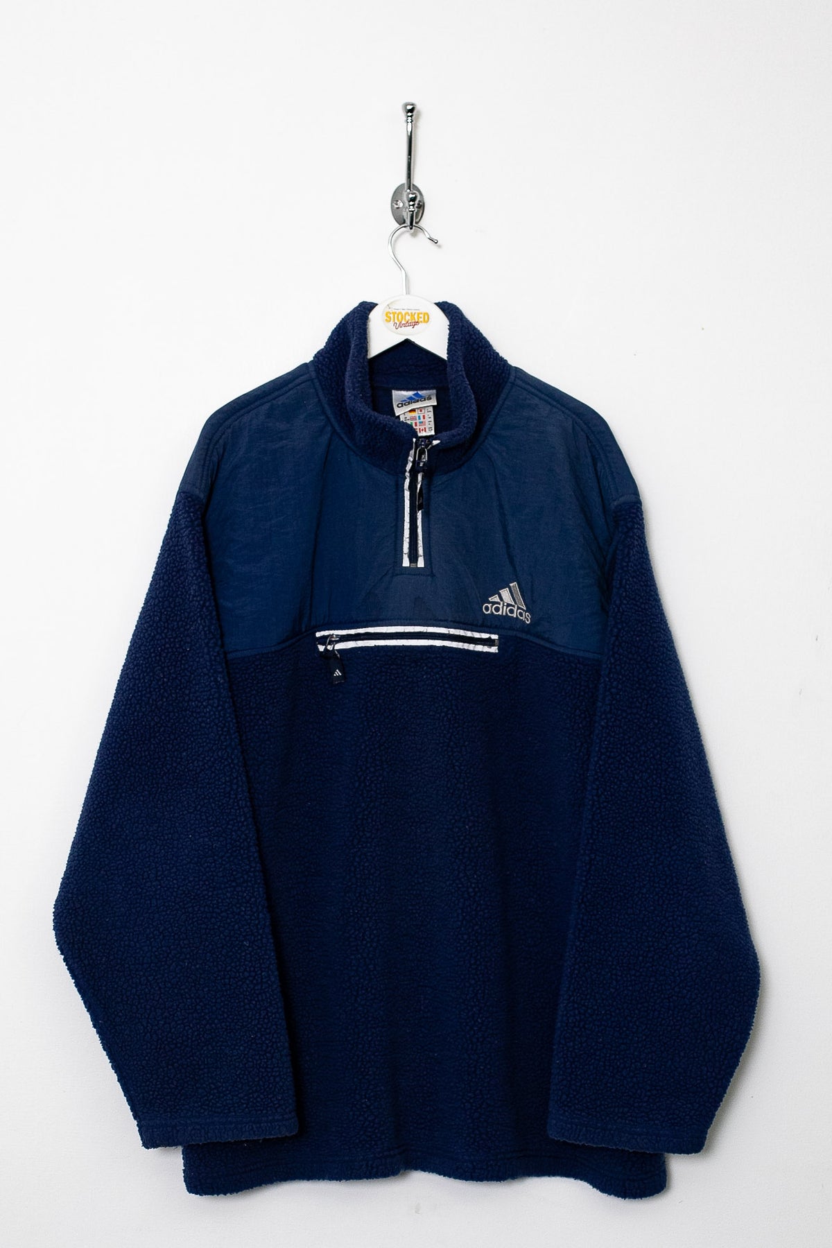 00s Adidas 1/4 Zip Sherpa Fleece (XL)