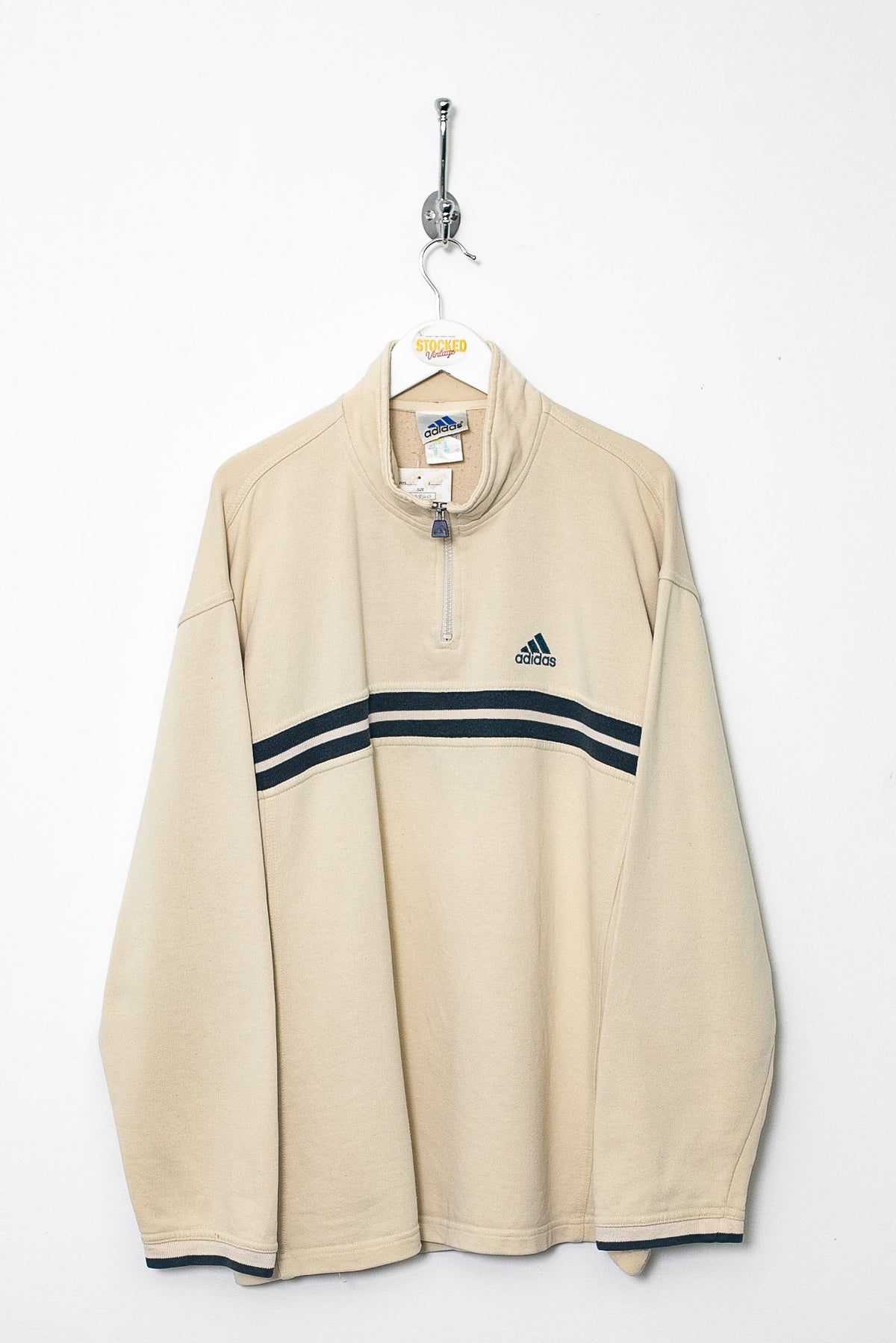 00s Adidas 1/4 Zip Sweatshirt (M)
