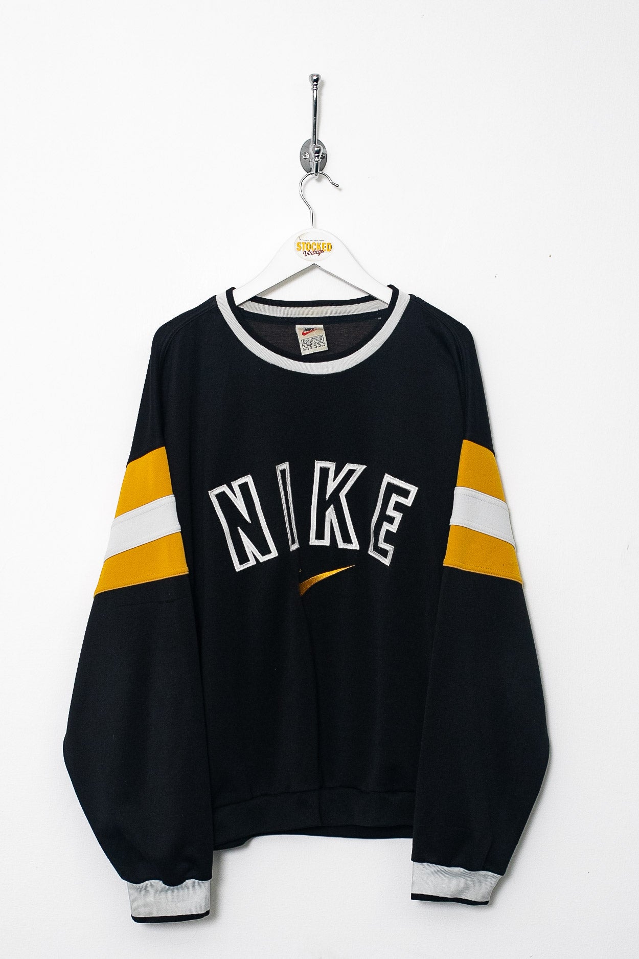 yellow vintage nike jumper