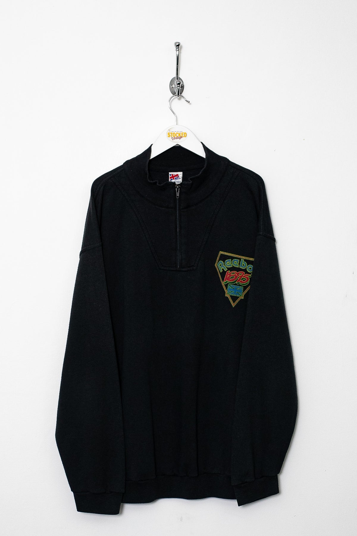 90s Reebok 1/4 Zip Sweatshirt (XL)
