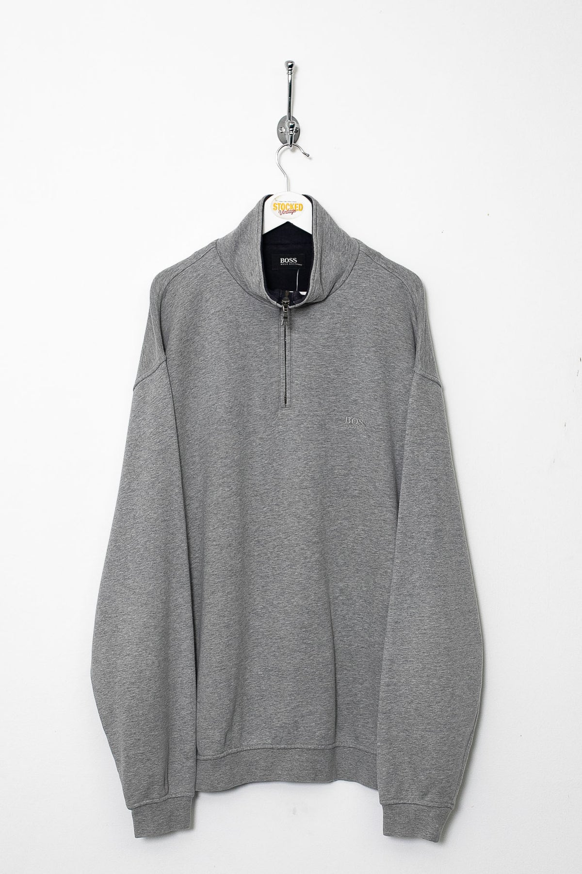 00s Hugo Boss 1/4 Zip Sweatshirt (XL)