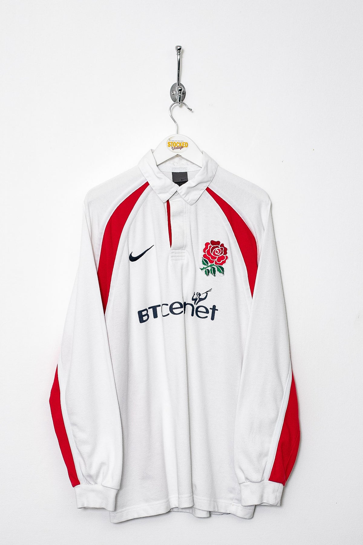 00s Nike England Rugby Shirt (S)