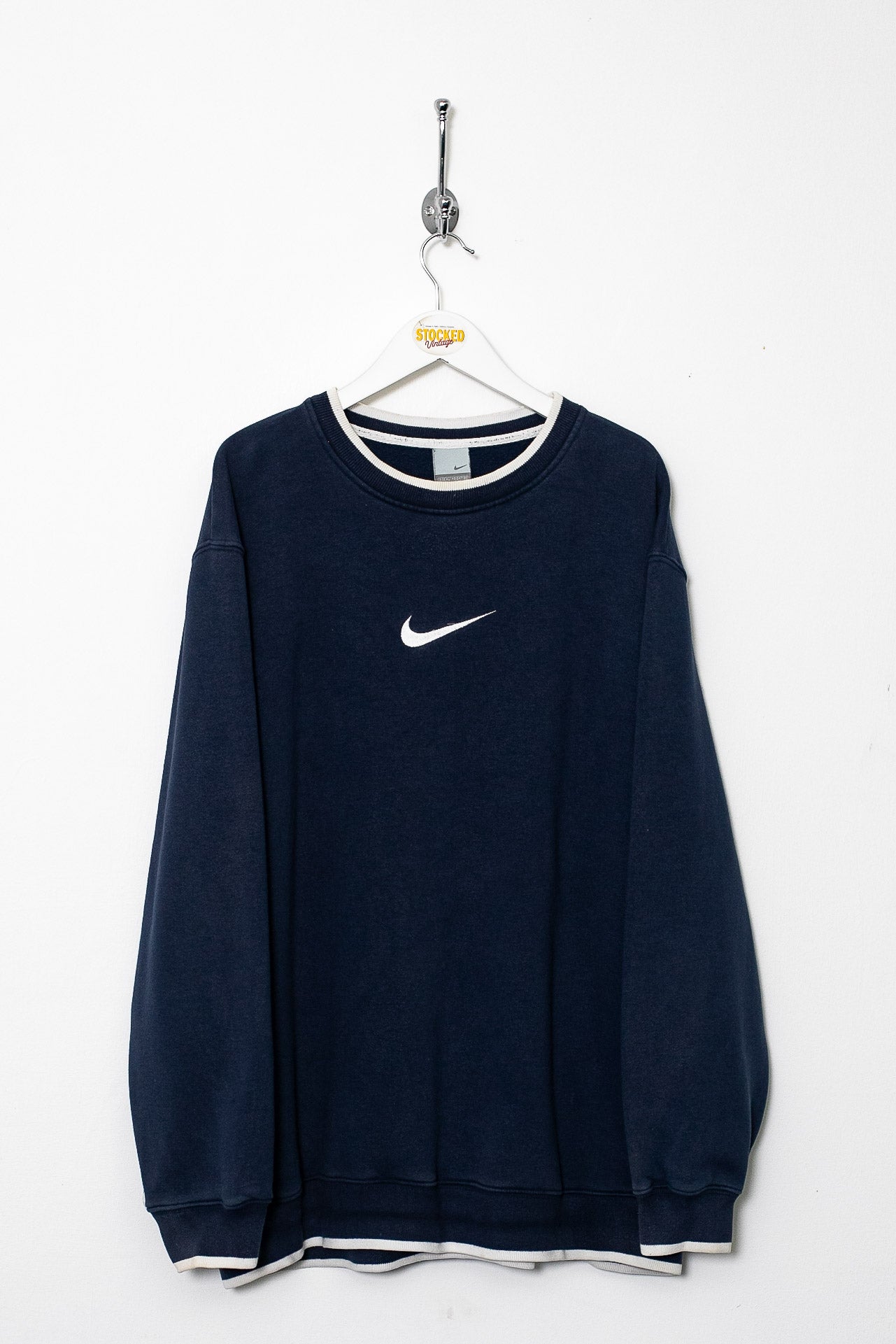 vintage nike navy blue sweatshirt