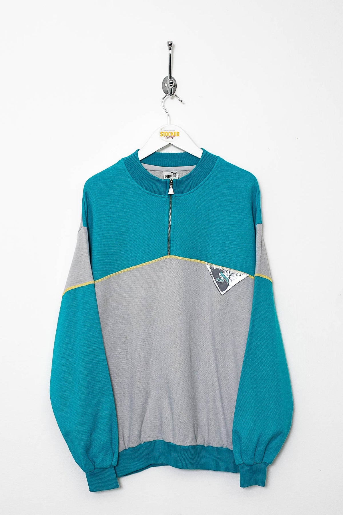 90s Puma 1/4 Zip Sweatshirt (M)
