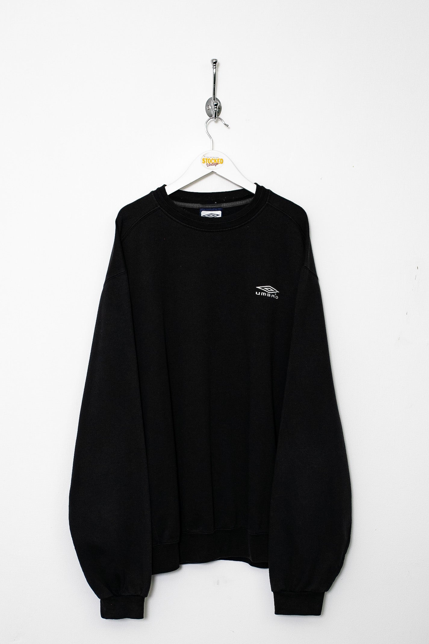 トップス 00s UMBRO black sweat Vintage 00s Cotton Mix Black Umbro Since 1924 Sweatshirt