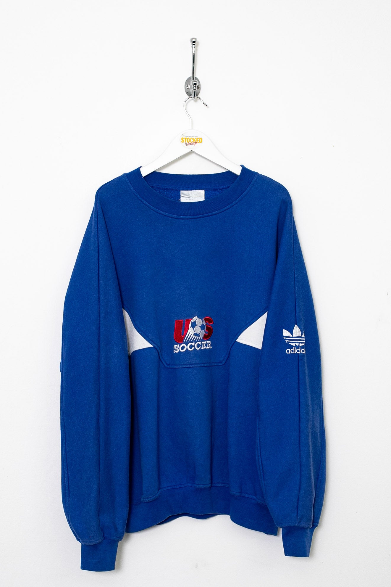 90s Adidas USA Soccer Training Sweatshirt XL Stocked Vintage