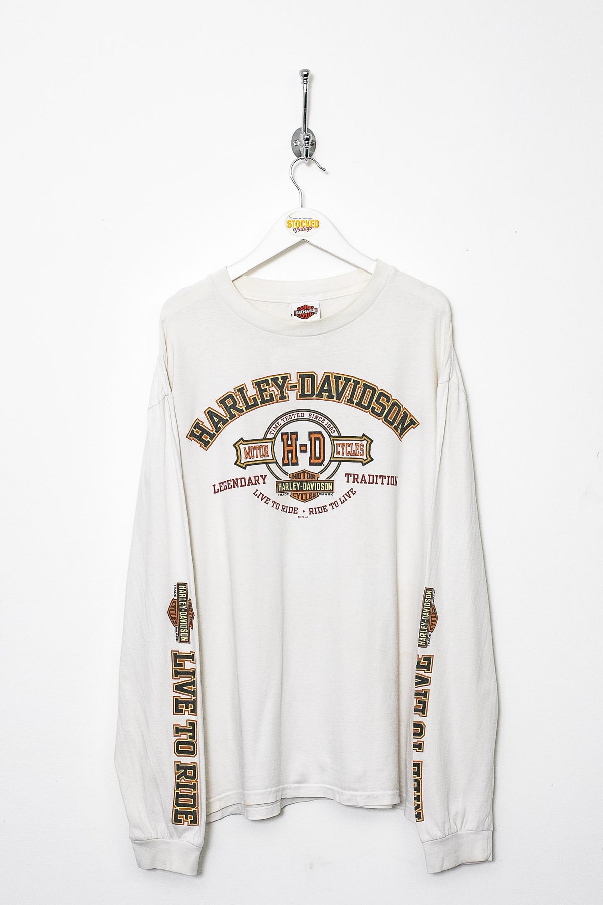 00s Harley Davidson Long Sleeve Graphic Tee (XL)